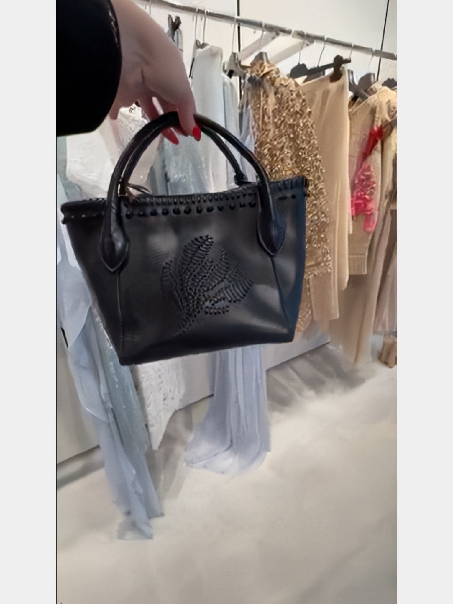 Ermanno Scervino Black HandbagErmanno Scervino