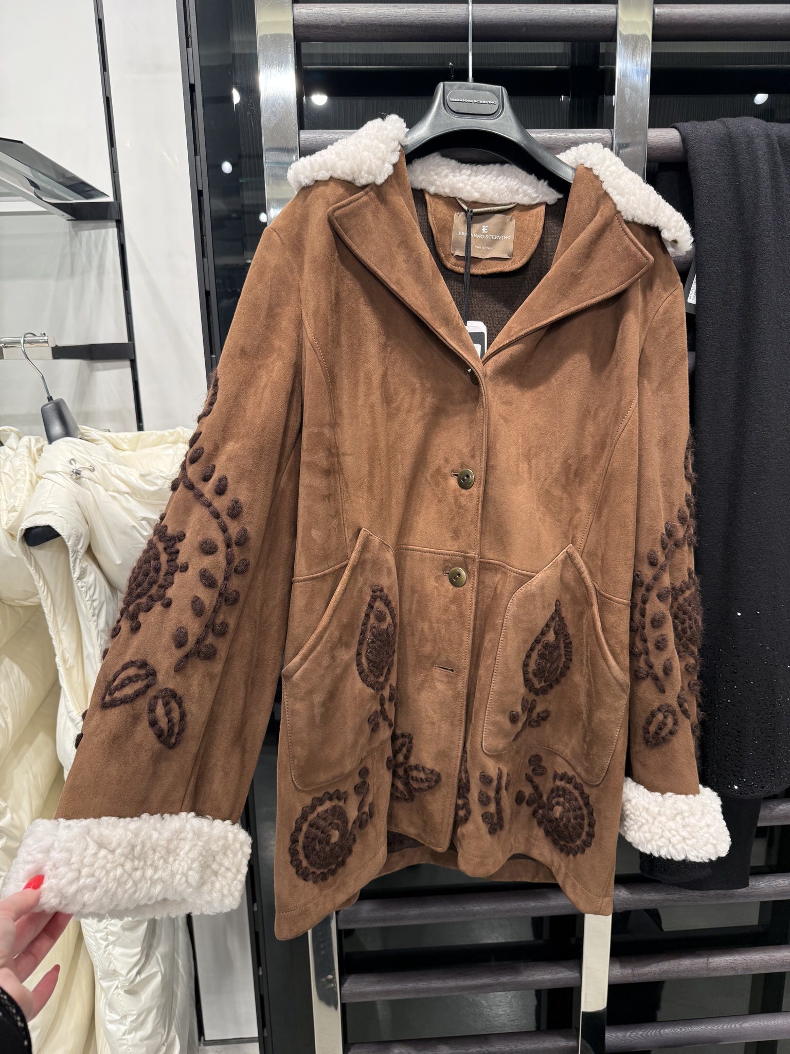 Ermanno Scervino Embroidered Motif JacketErmanno Scervino