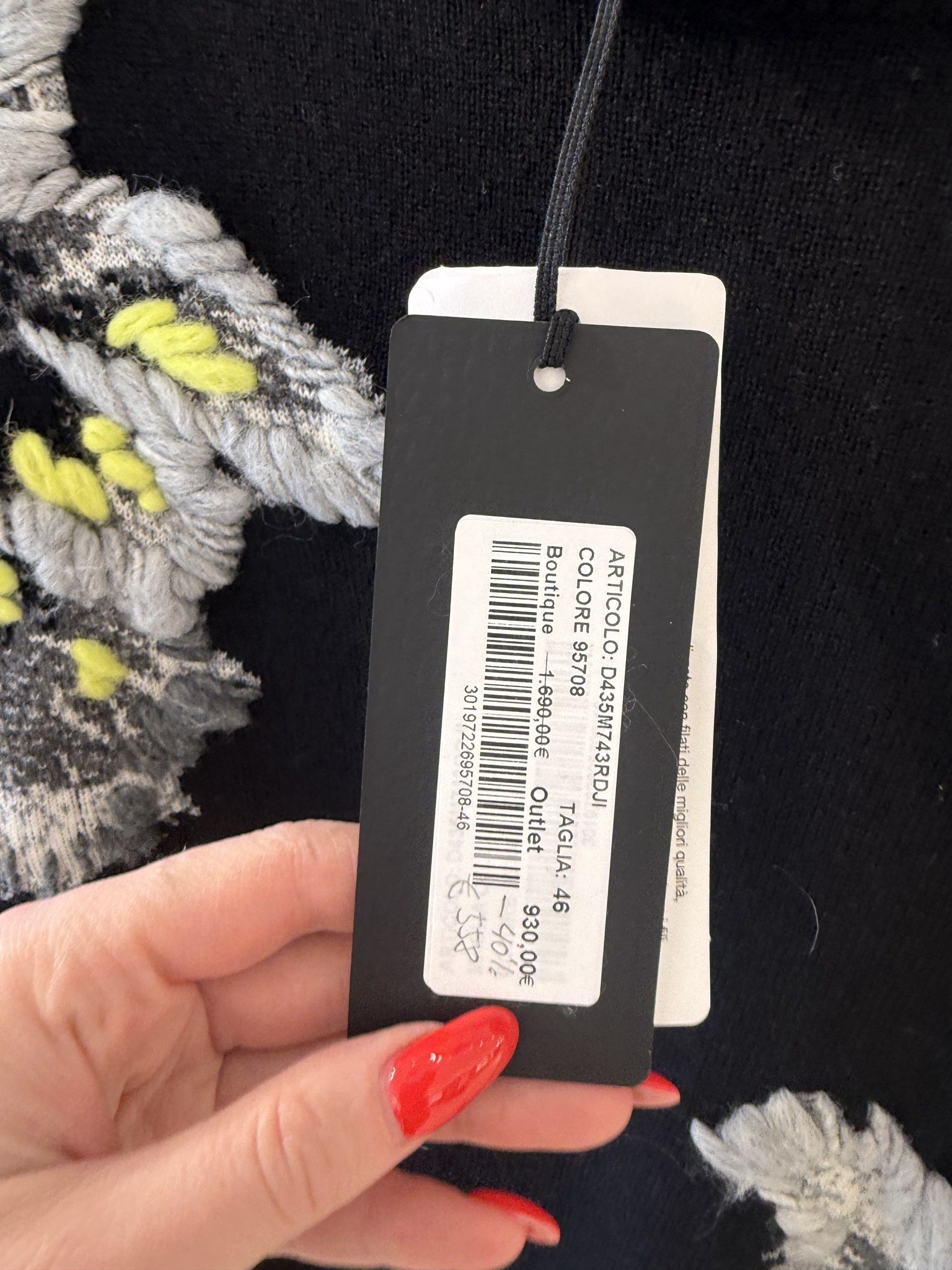 Ermanno Scervino Floral SweaterErmanno Scervino