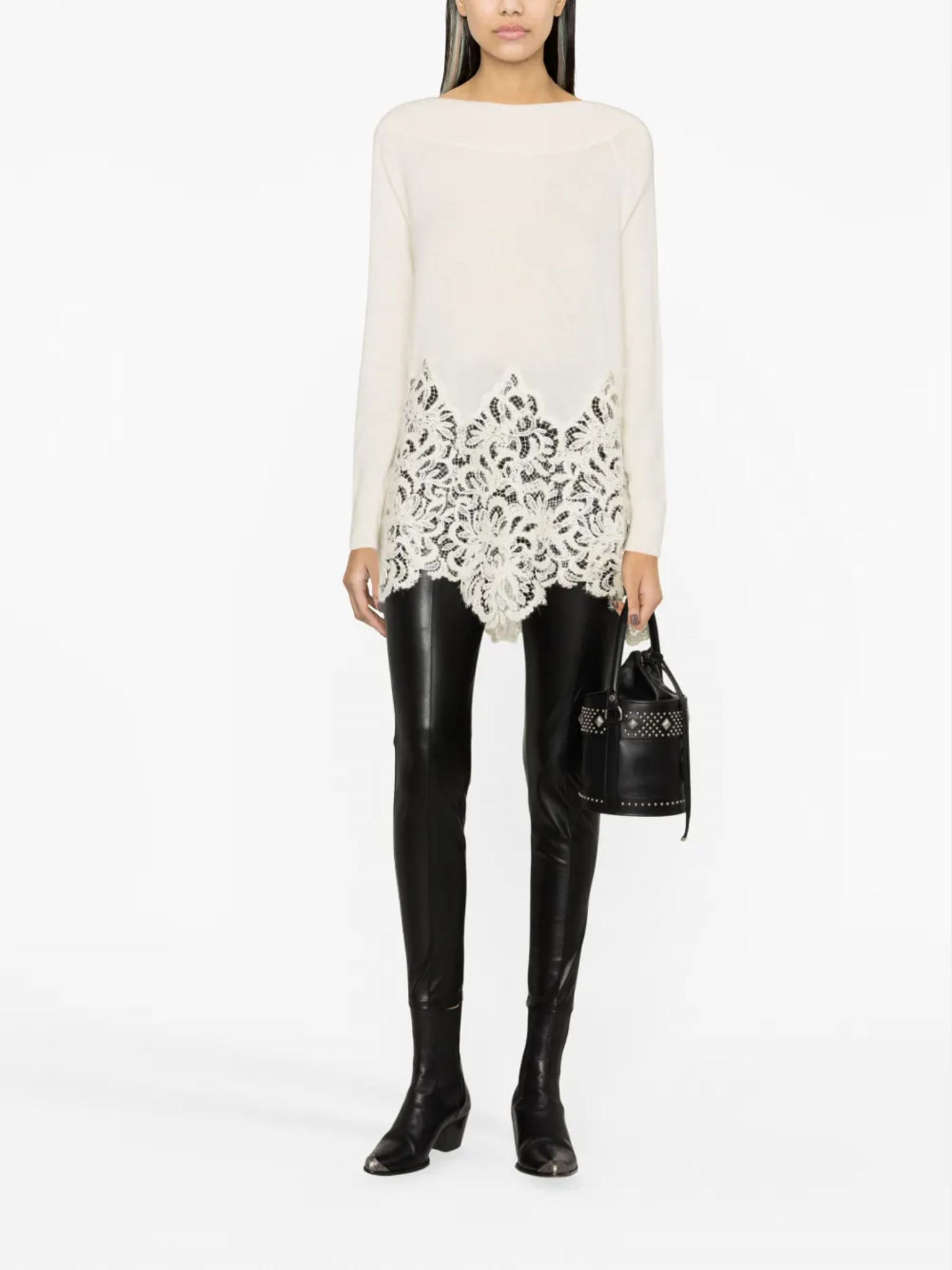 Ermanno Scervino Leather PantsErmanno Scervino