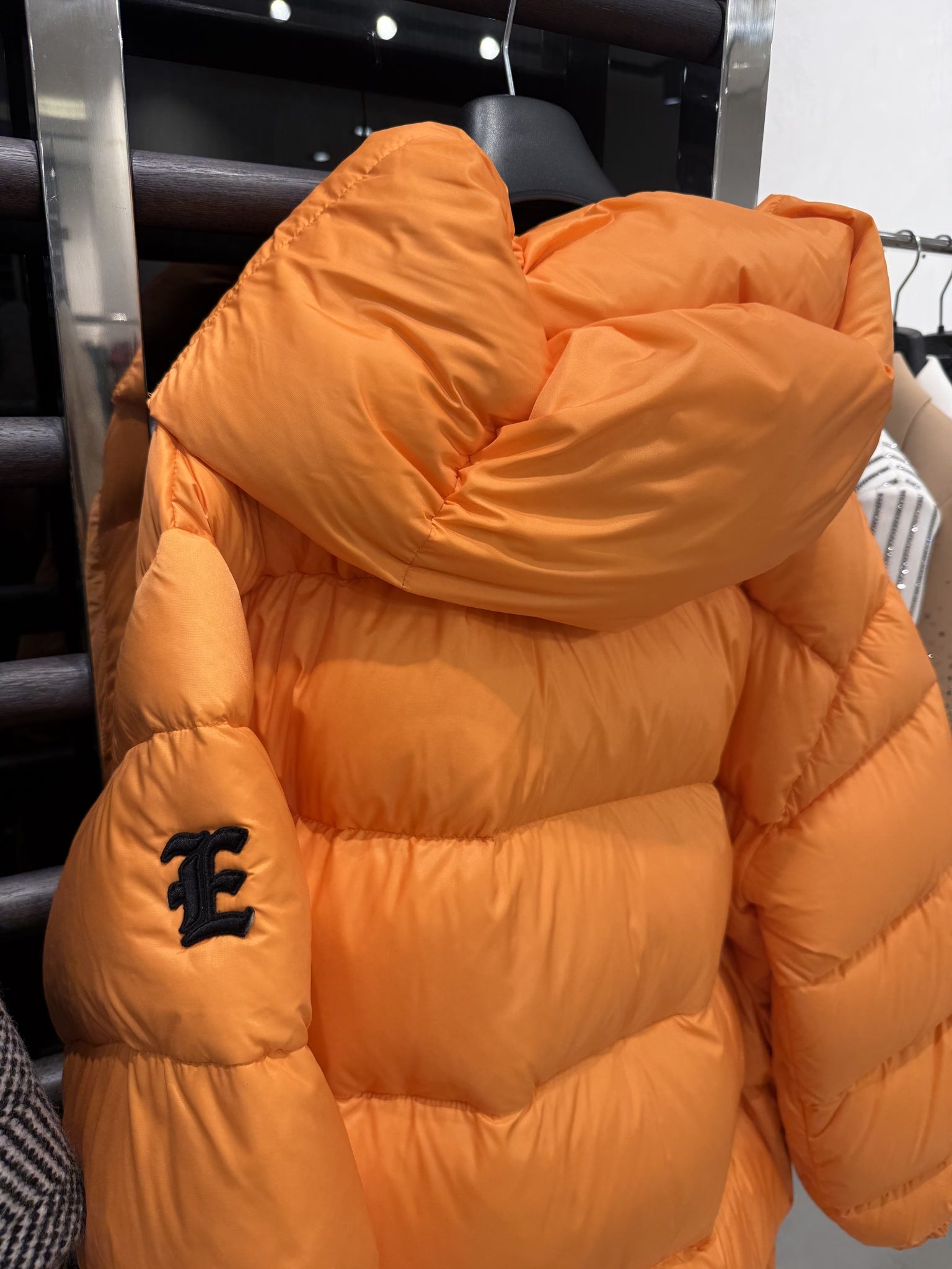 Ermanno Scervino Orange Down JacketErmanno Scervino