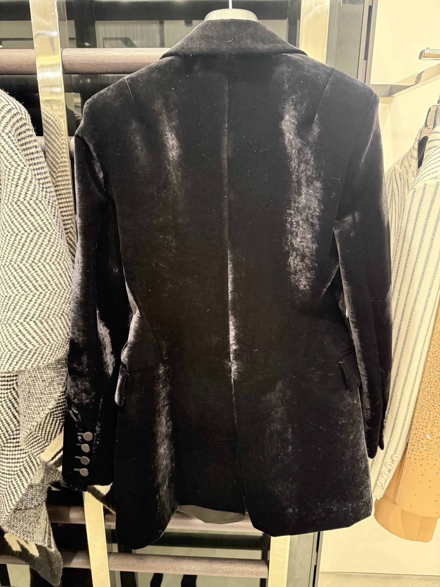 Ermanno Scervino Velvet Double Breasted BlazerErmanno Scervino