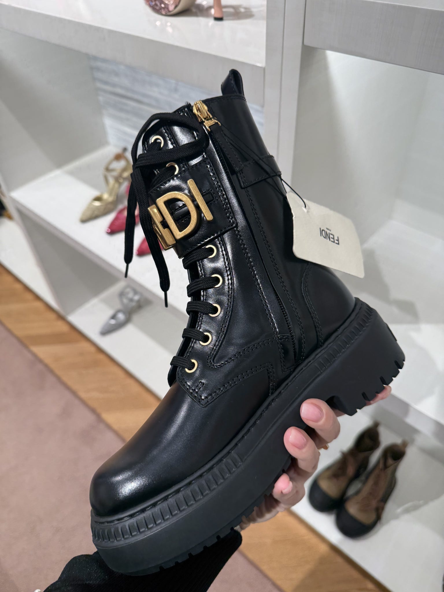 Fendi Biker Ankle BootsFendi