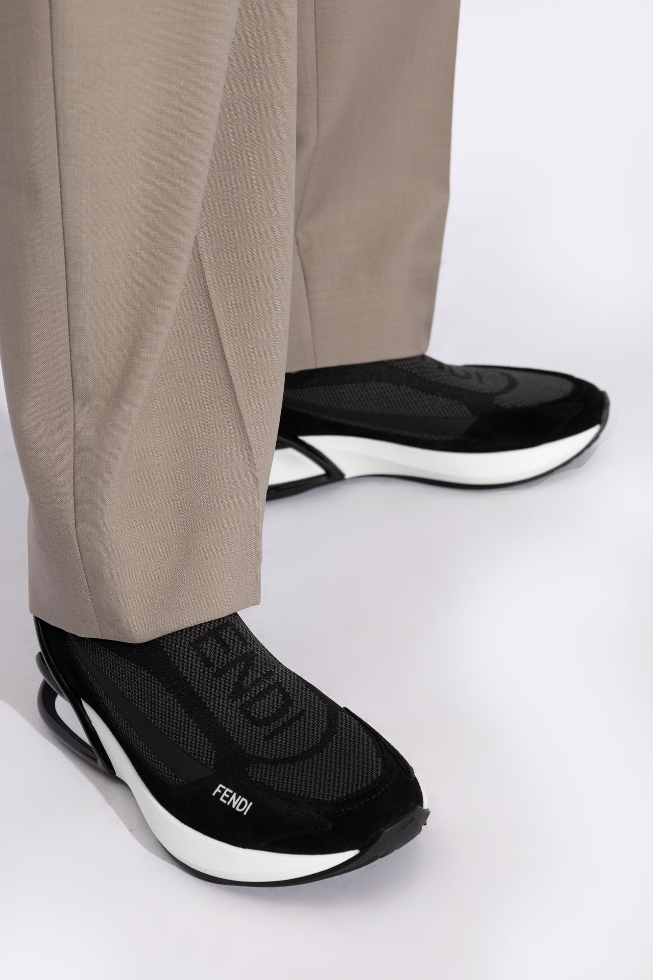 Fendi Black Sports ShoesFendi