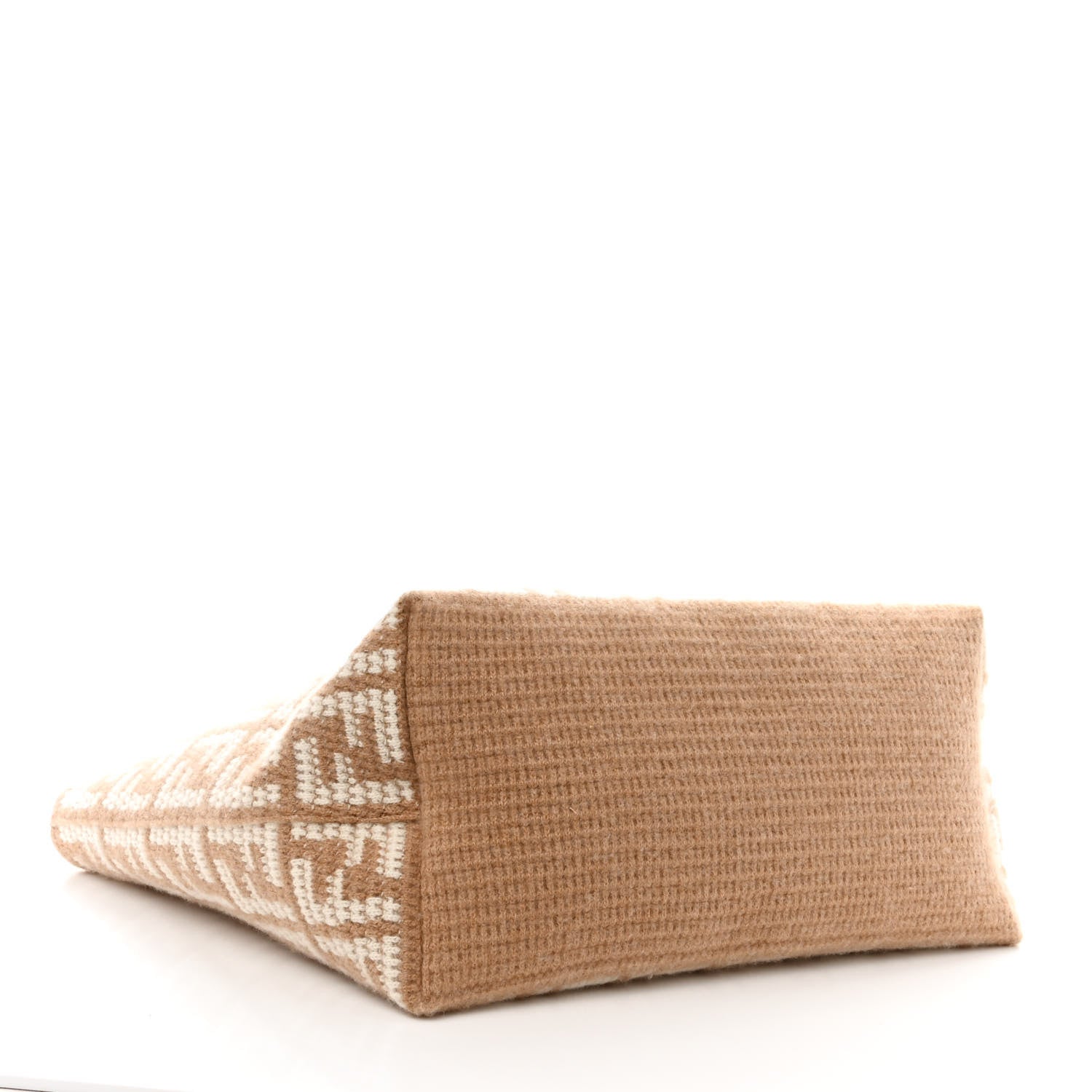 Fendi Cashmere Knit FF Large Shopper ToteFendi