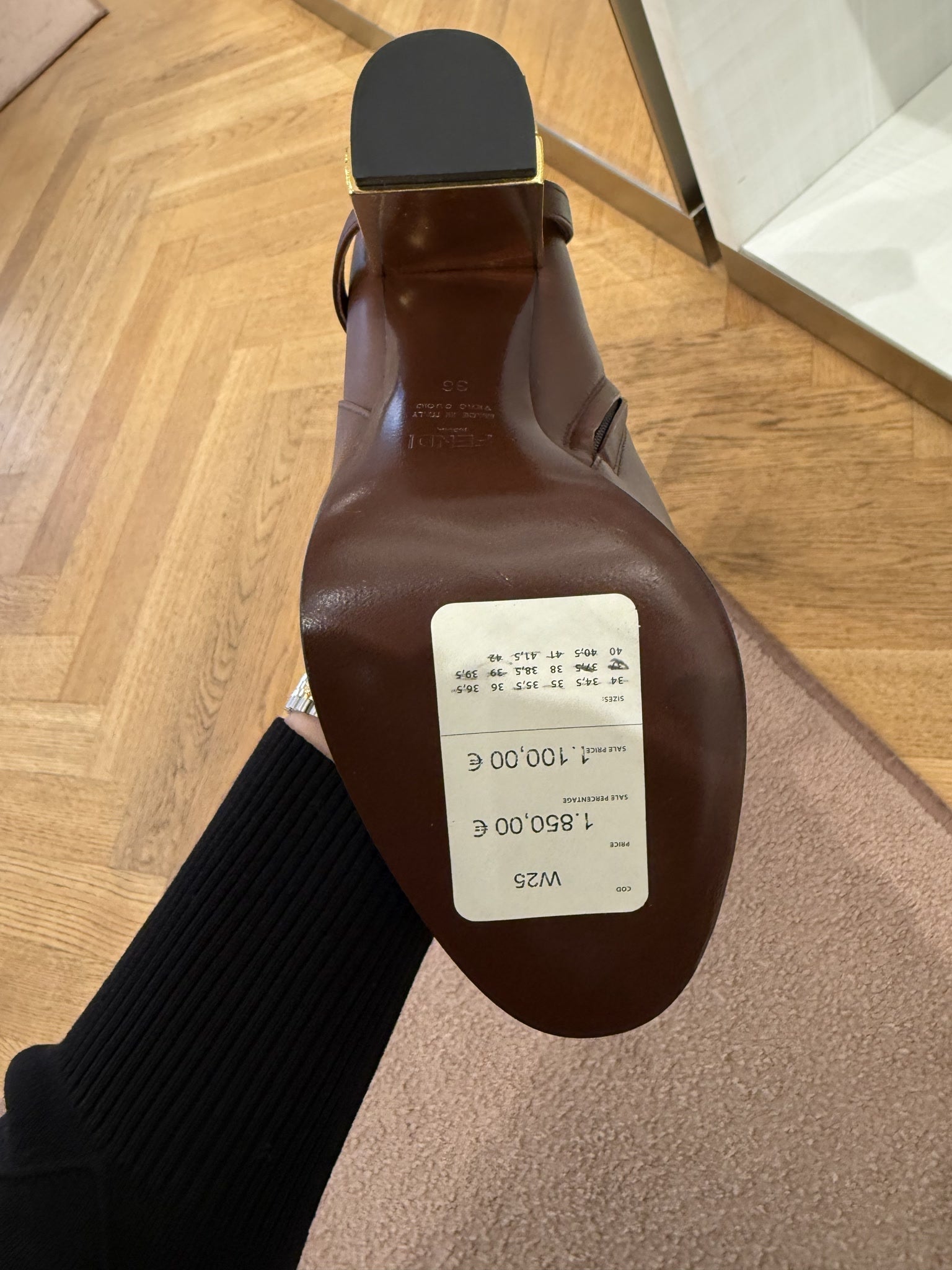 Fendi Delfina 105mm High - heeled BootsFendi