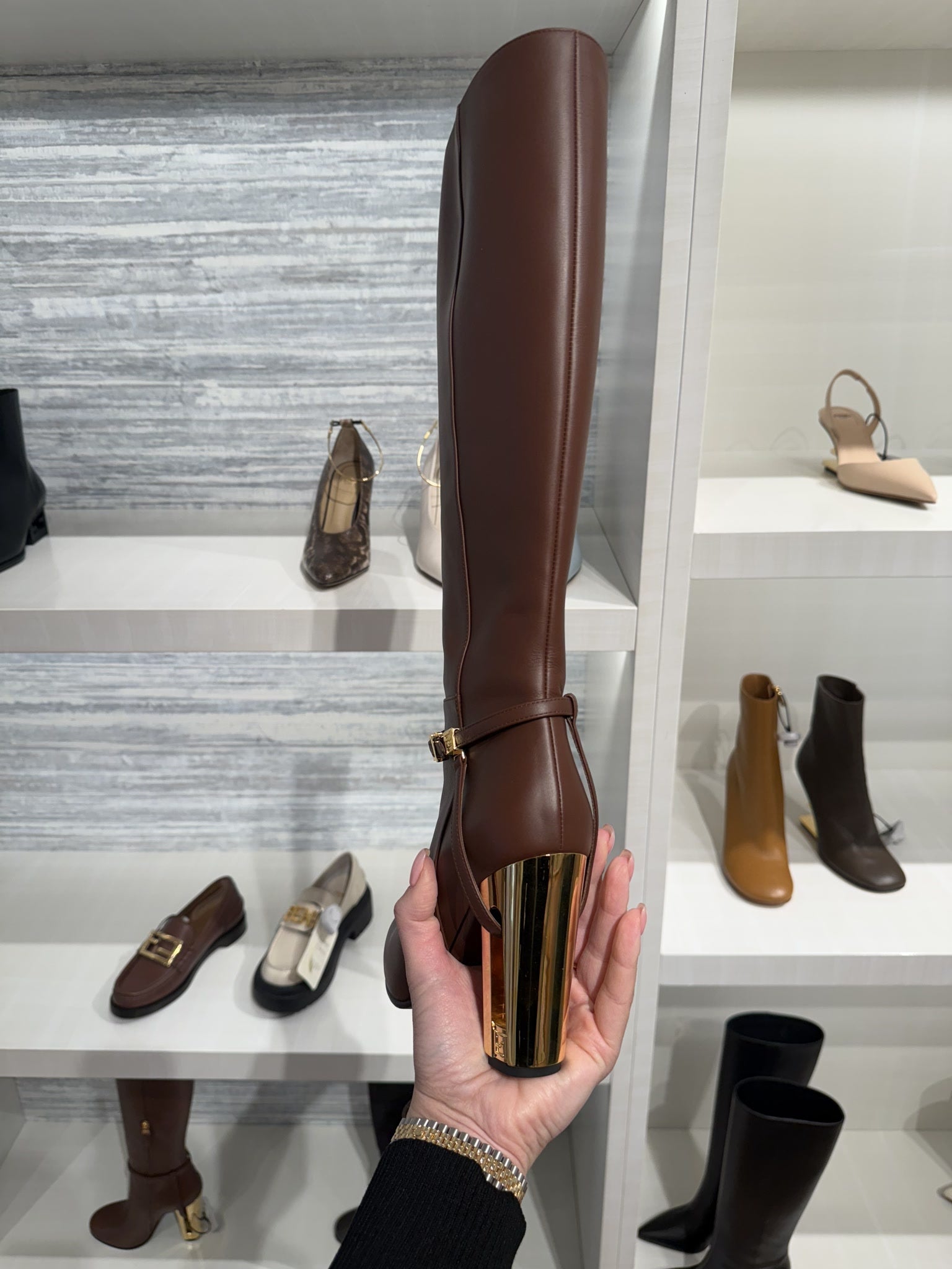 Fendi Delfina 105mm High - heeled BootsFendi