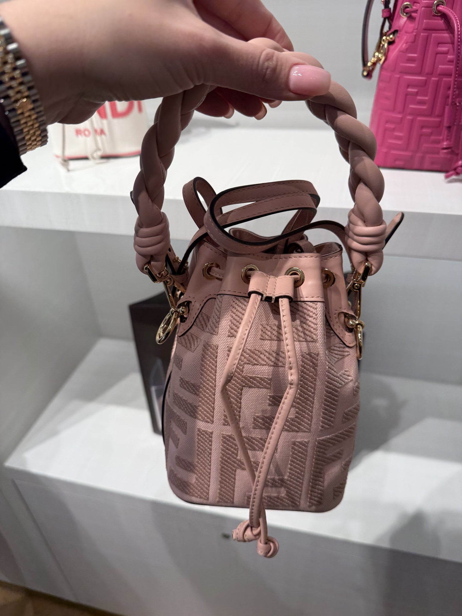 Fendi FF Jacquard Tote BagFendi