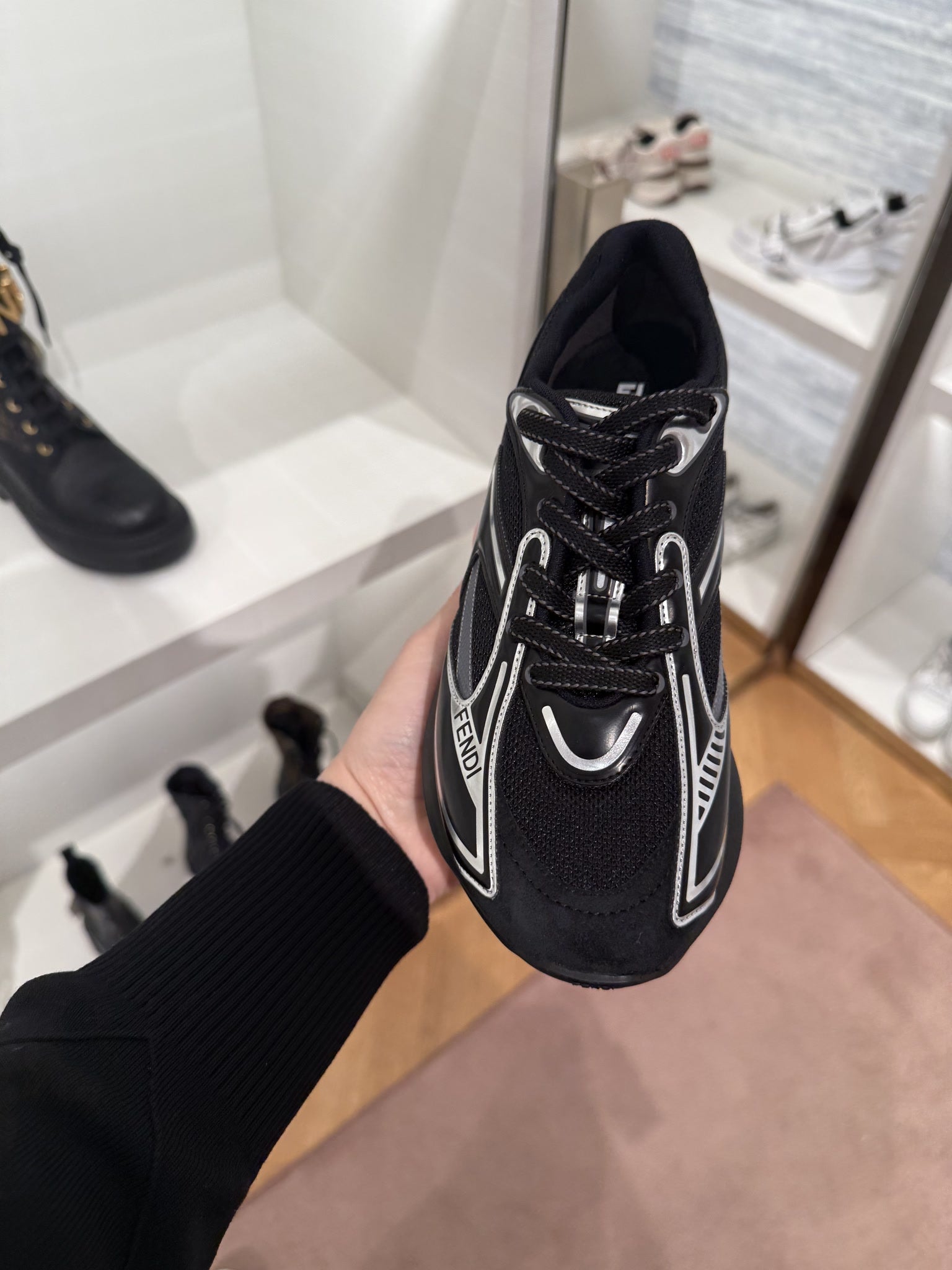 Fendi First 1 Logo - print SneakersFendi