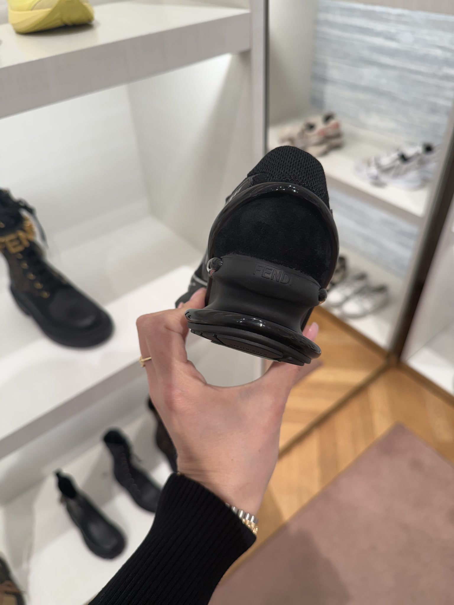 Fendi First 1 Logo - print SneakersFendi