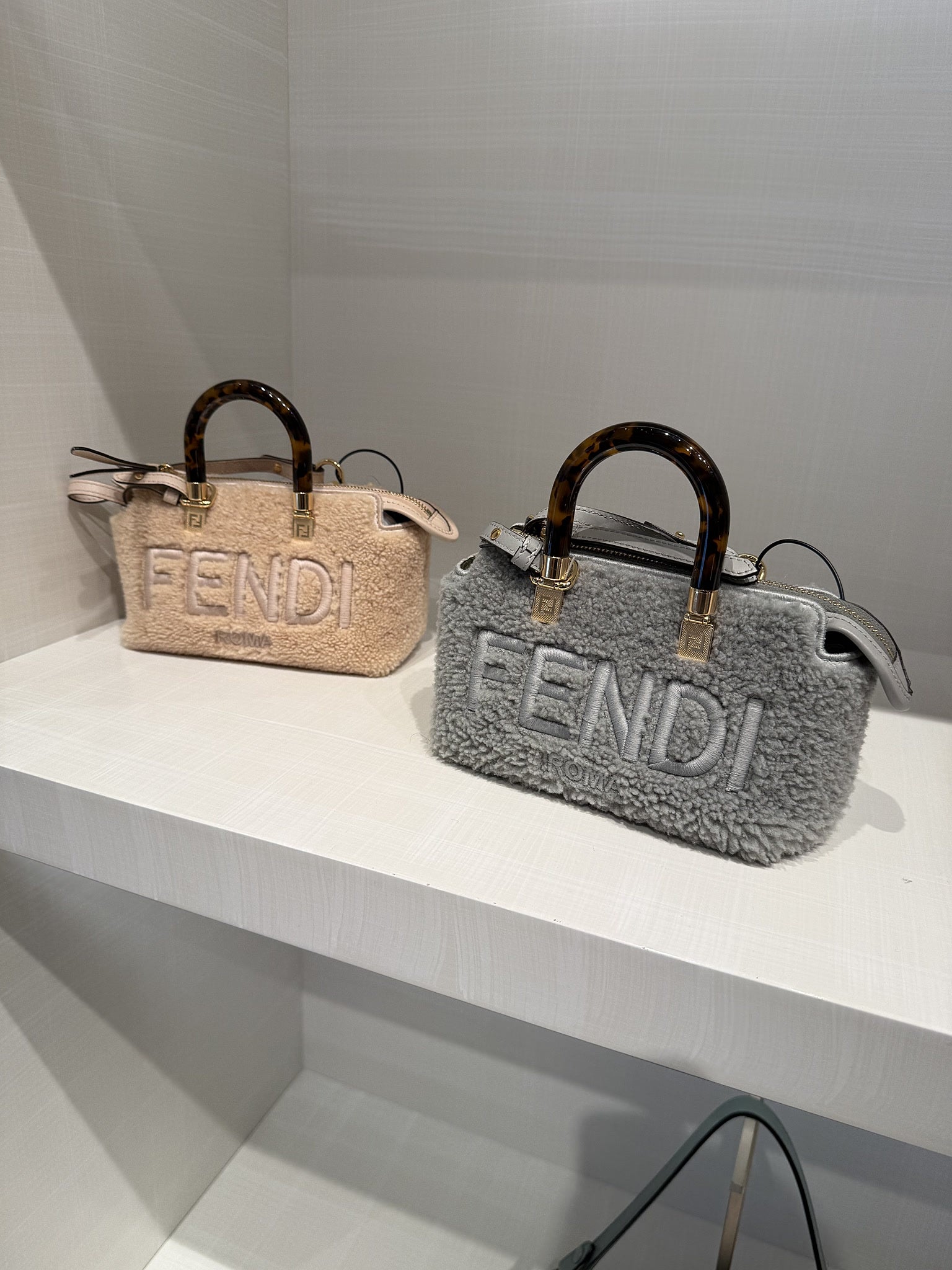 Fendi Mini Bag by the Way Lamb FurFendi