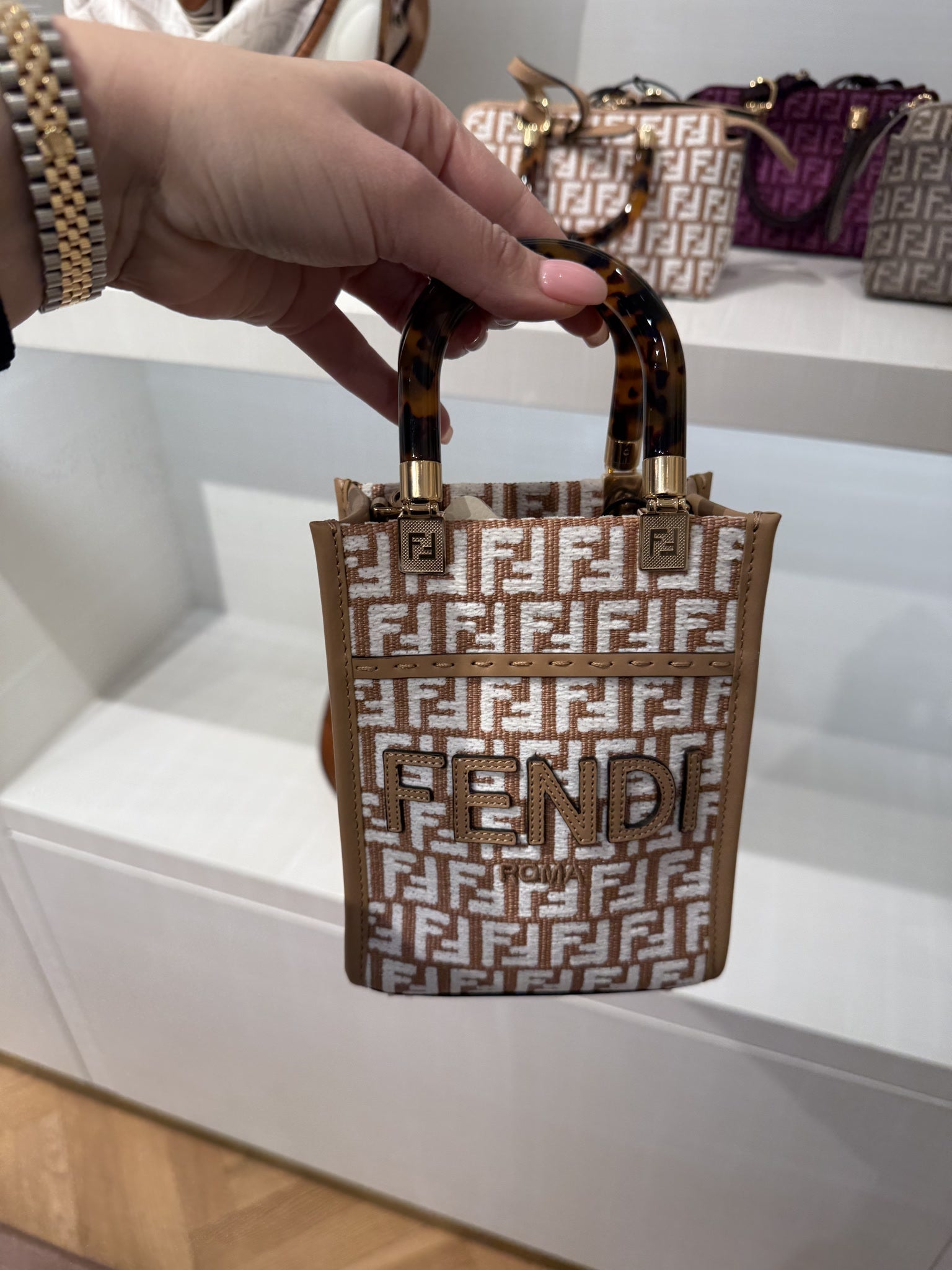 Fendi Mini Sunshine Tote BagFendi