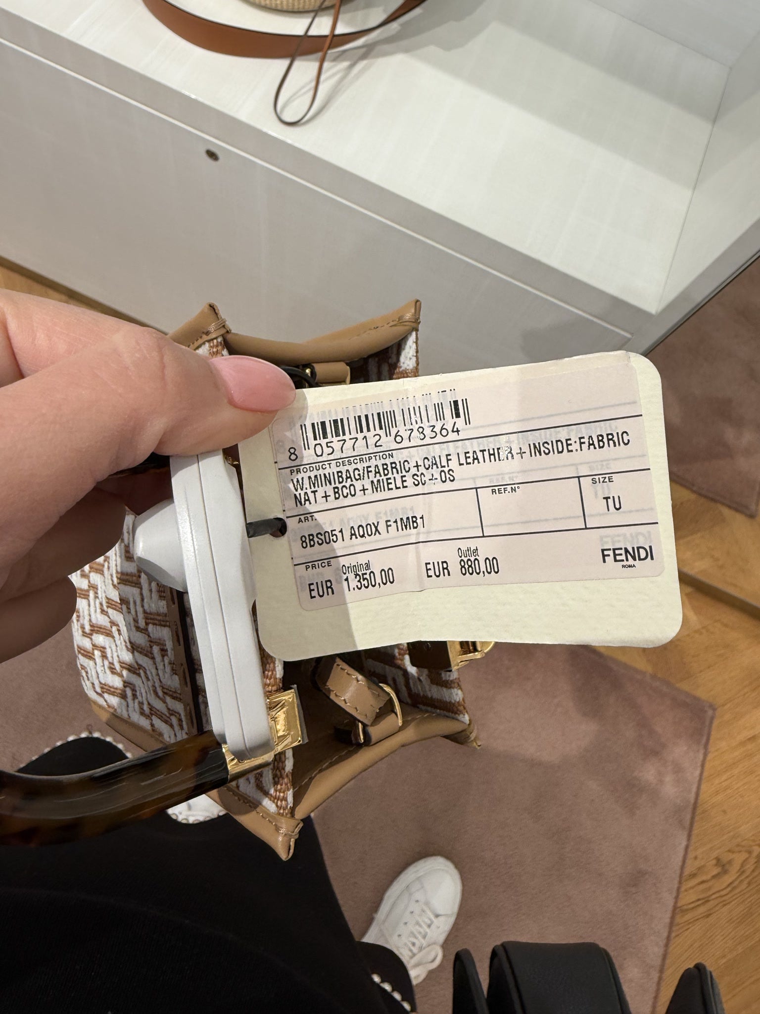 Fendi Mini Sunshine Tote BagFendi