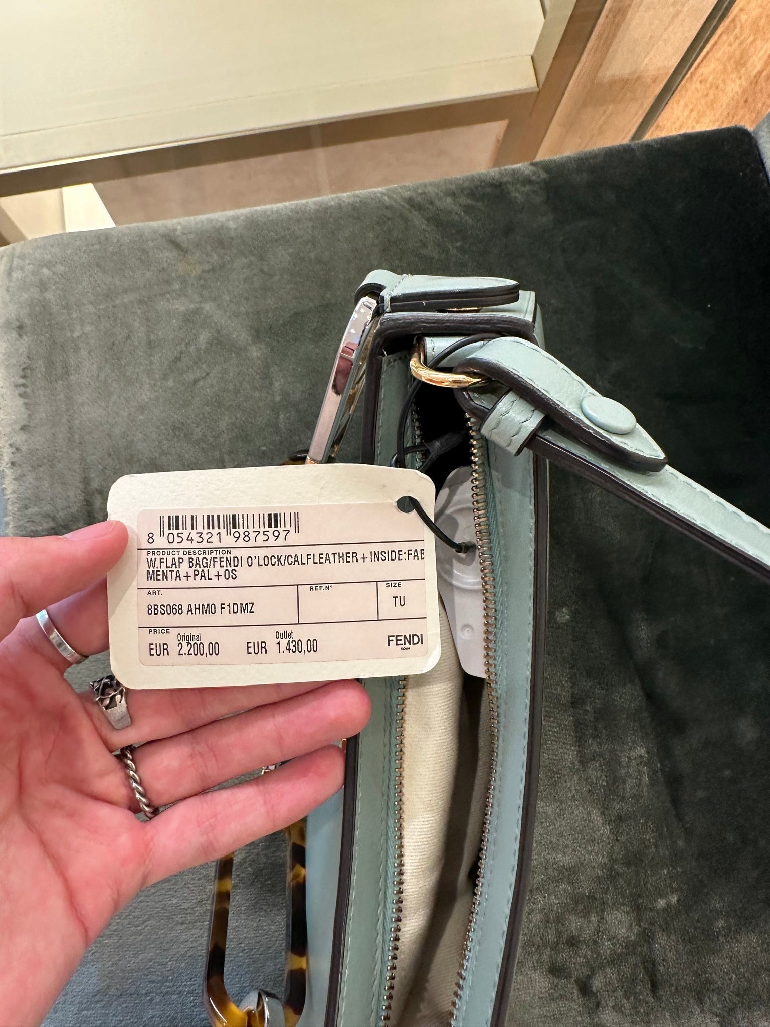 Fendi W Flap Bag Fendi O'LockFendi