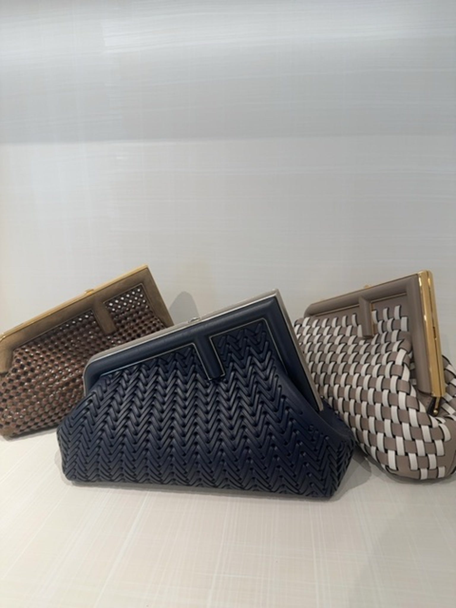 Fendi W Pochette Calf LeatherFendi