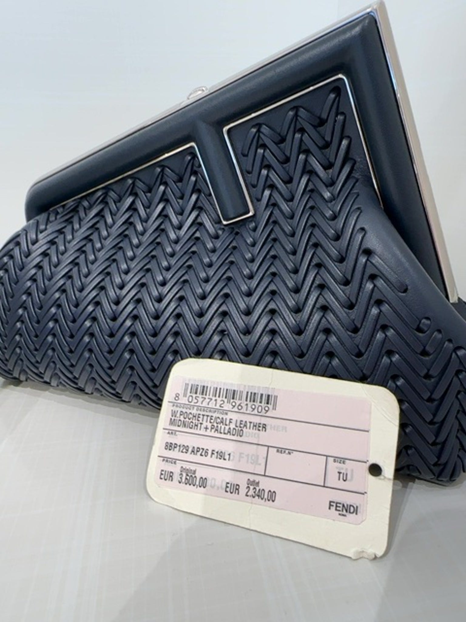 Fendi W Pochette Calf LeatherFendi