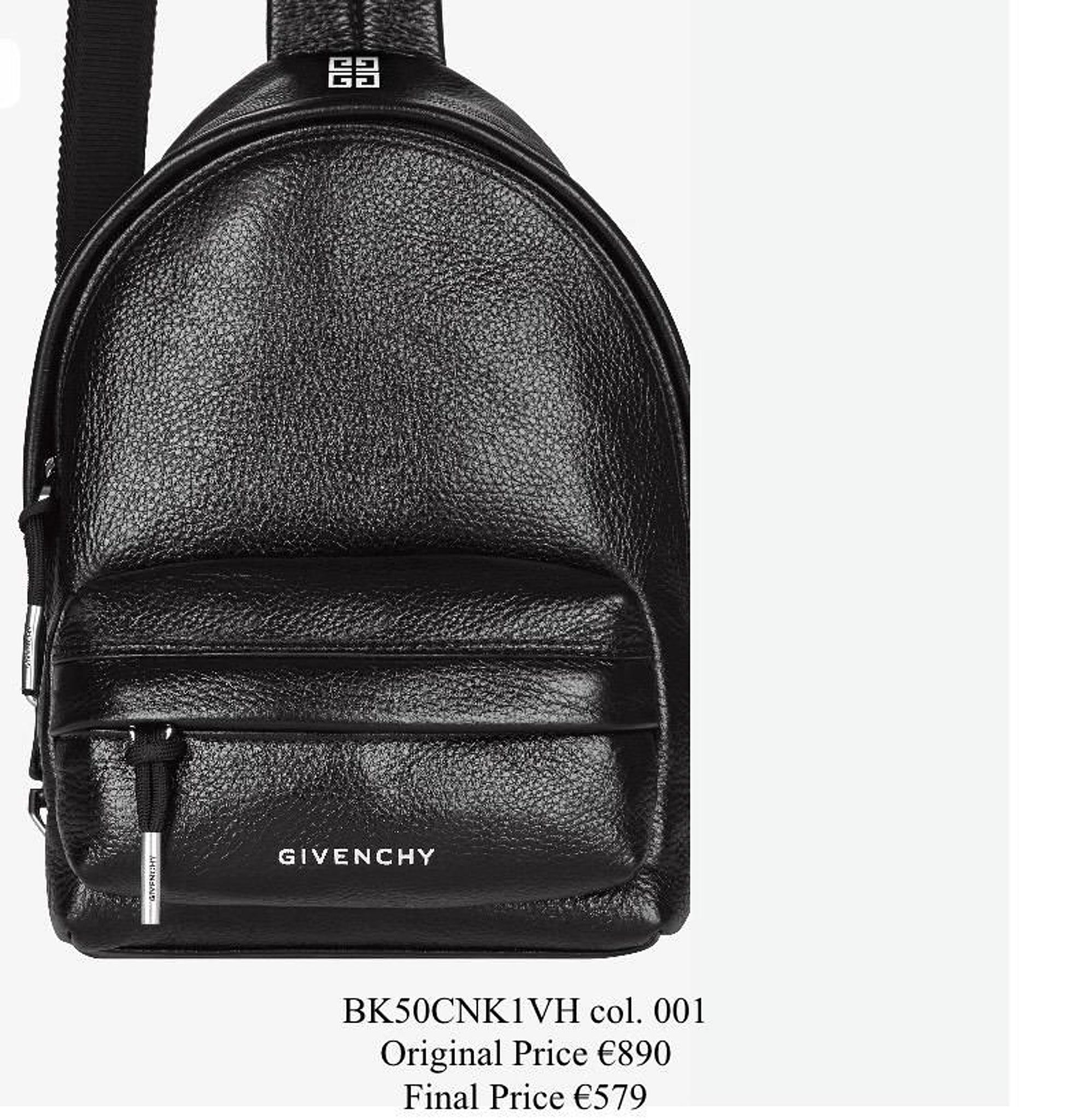 Givenchy Black Leather BackpackGivenchy