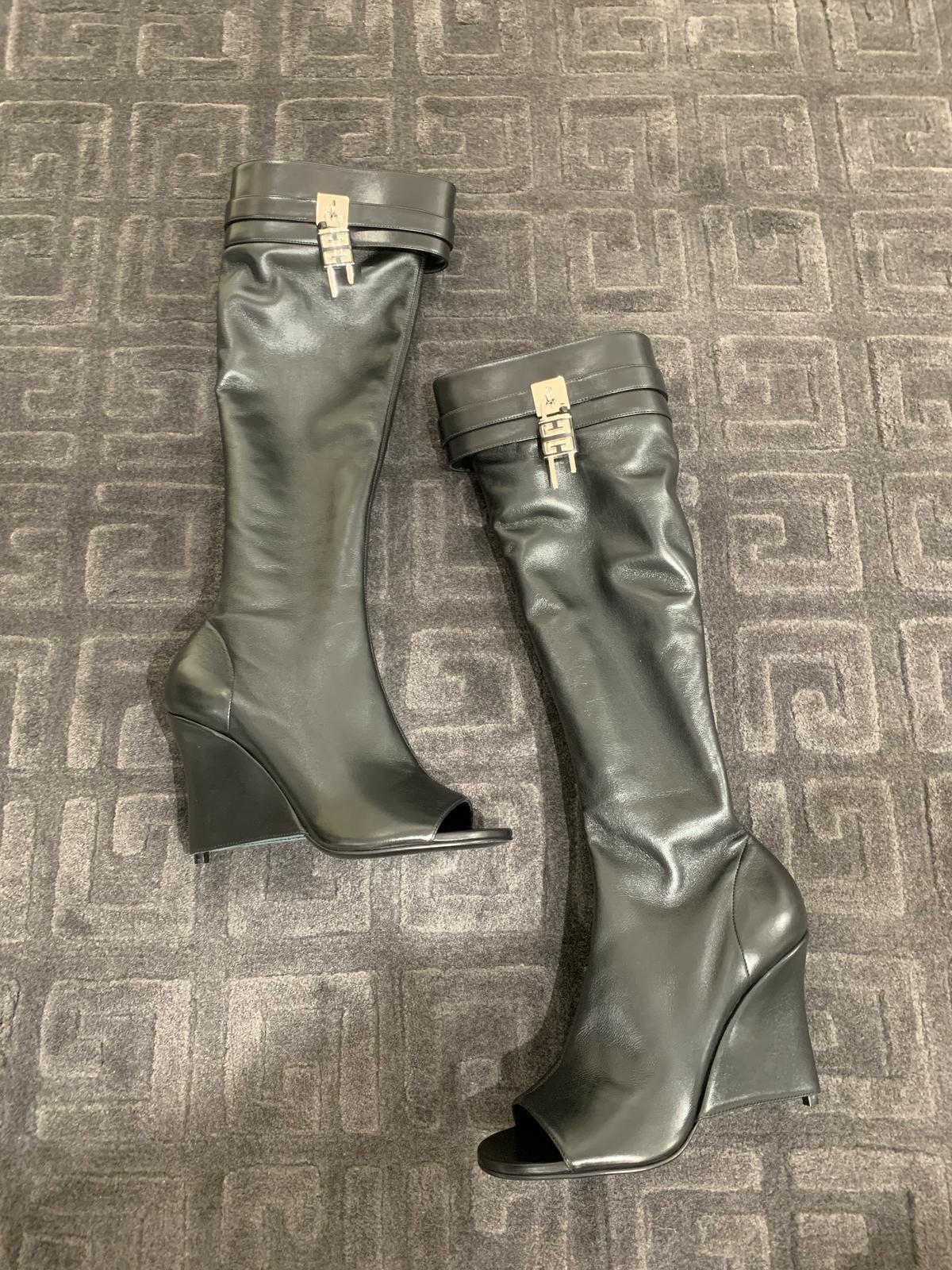 Givenchy Black Wedge BootsGivenchy