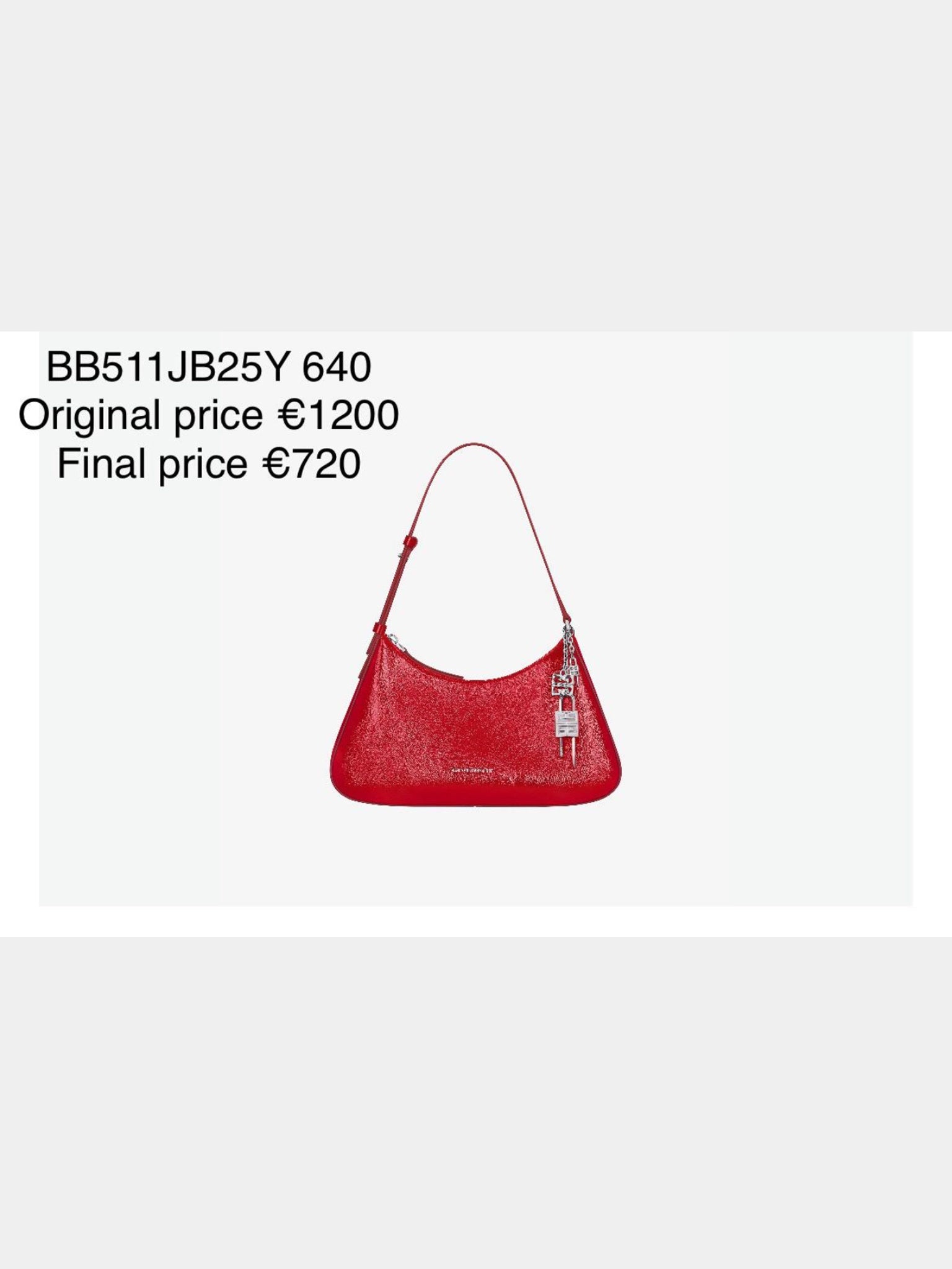 Givenchy Damska torebka czerwona BB511JB25YGivenchy