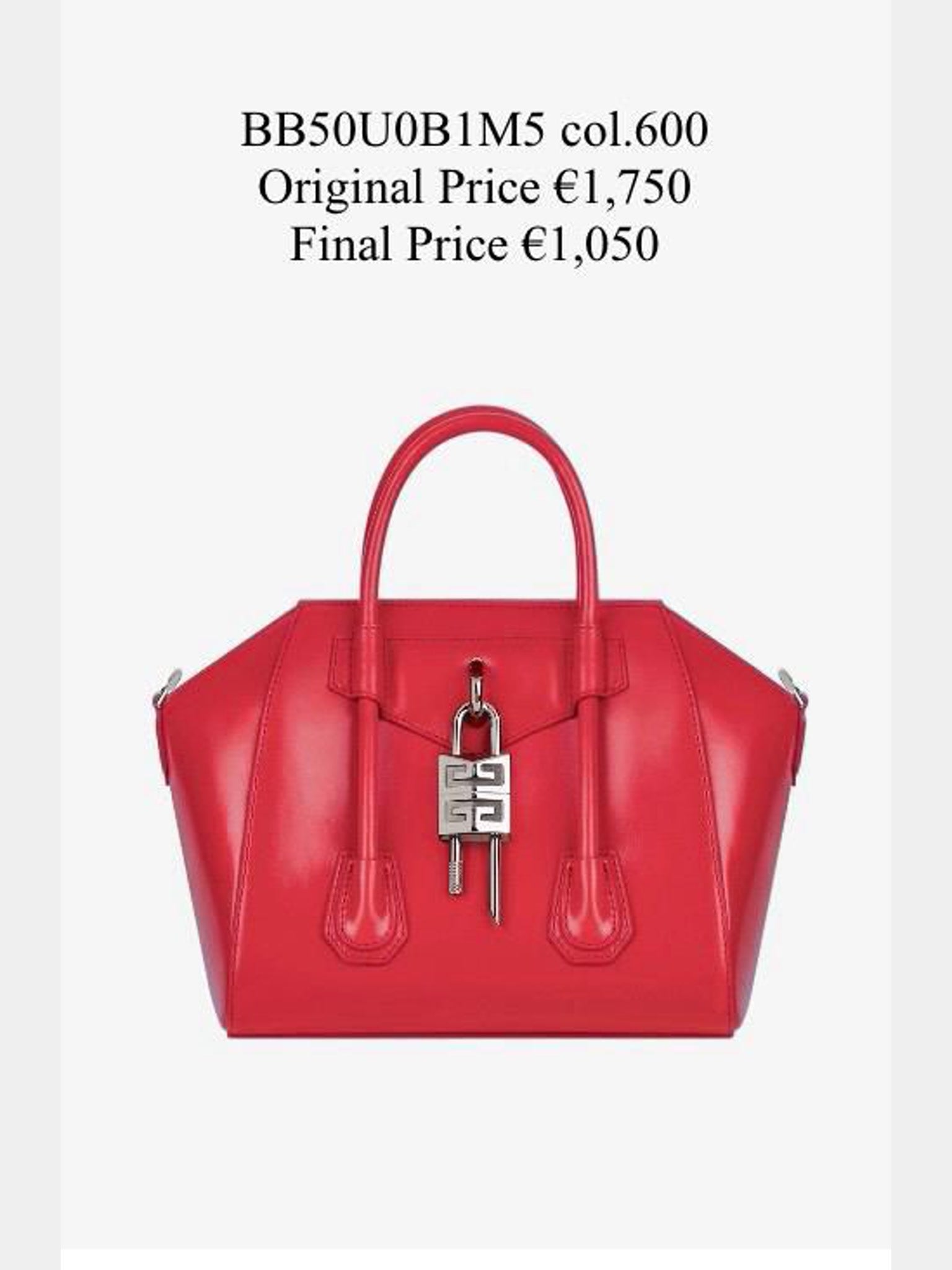 Givenchy Damska torebka czerwonaGivenchy