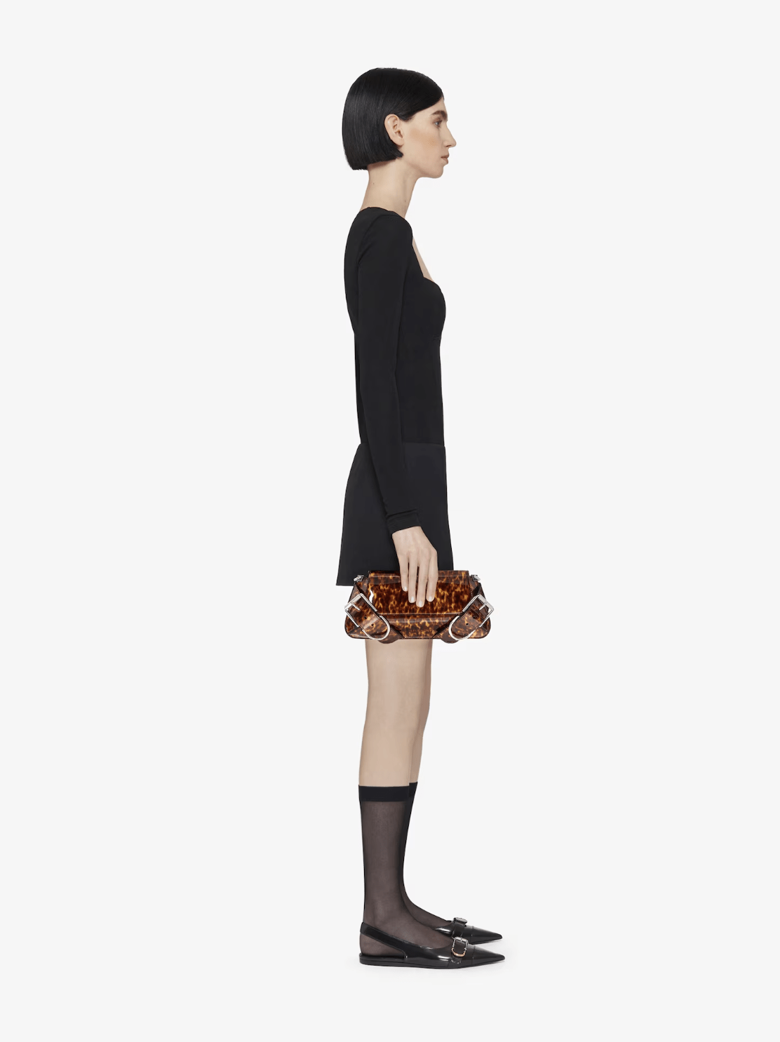 Givenchy Voyou Shoulder Flap bag in tortoiseshell leatherGivenchy