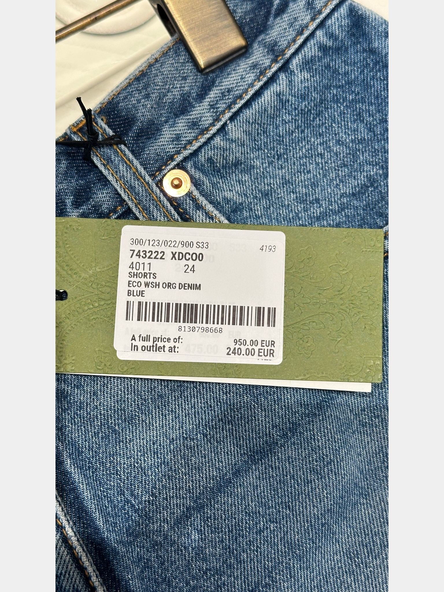 Gucci Eco Wsh Org DenimGucci