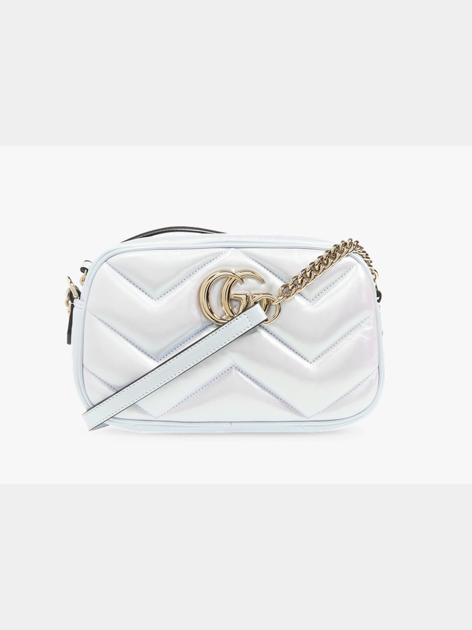 Gucci Handbag GG Marmont 2 Nappa Vac niebieskaGucci