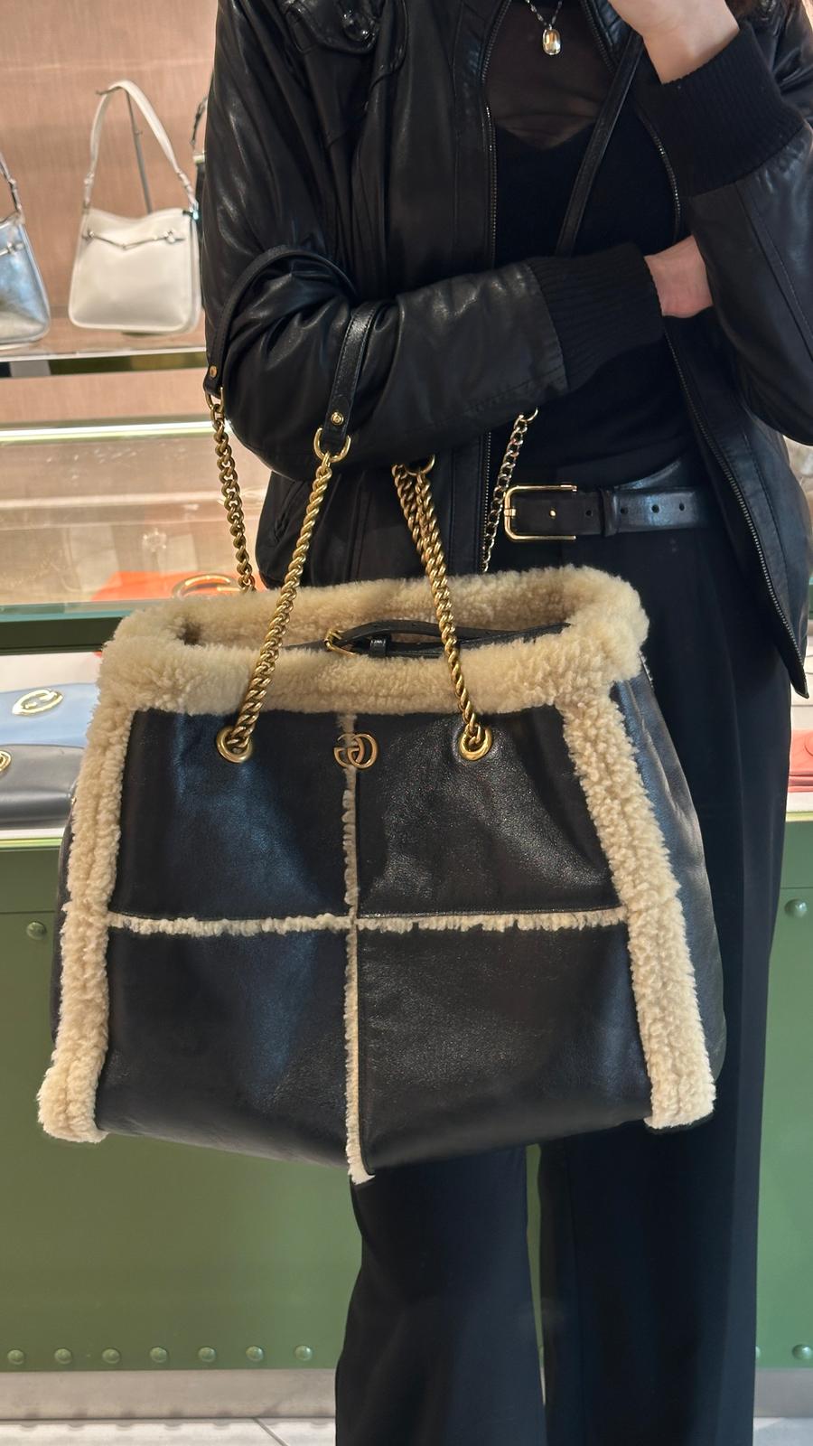 Gucci Handbag GG Marmont Ala Leather Mini Seventy 12 MMGucci