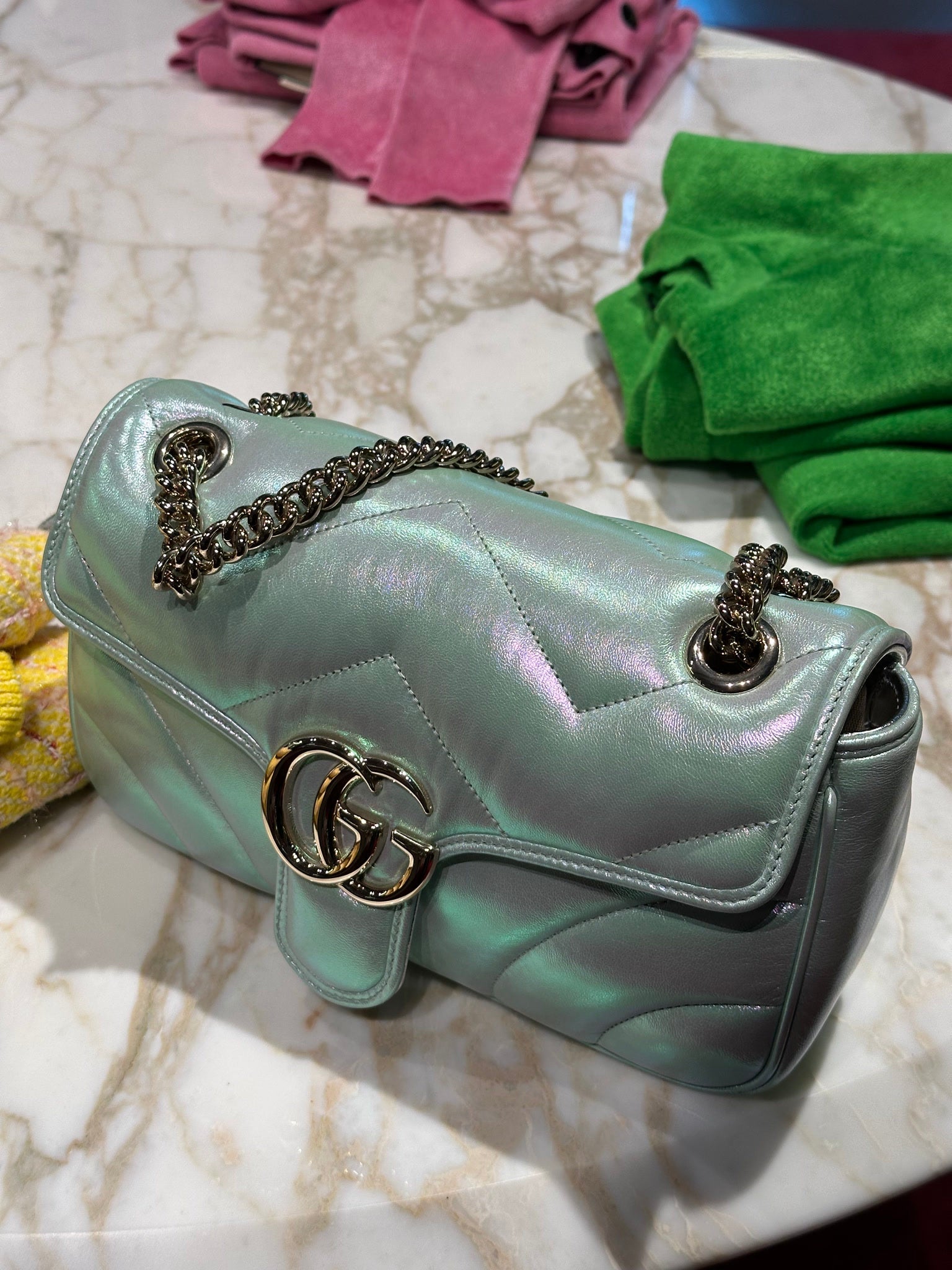 Gucci Handbag GG Marmont GreenGucci