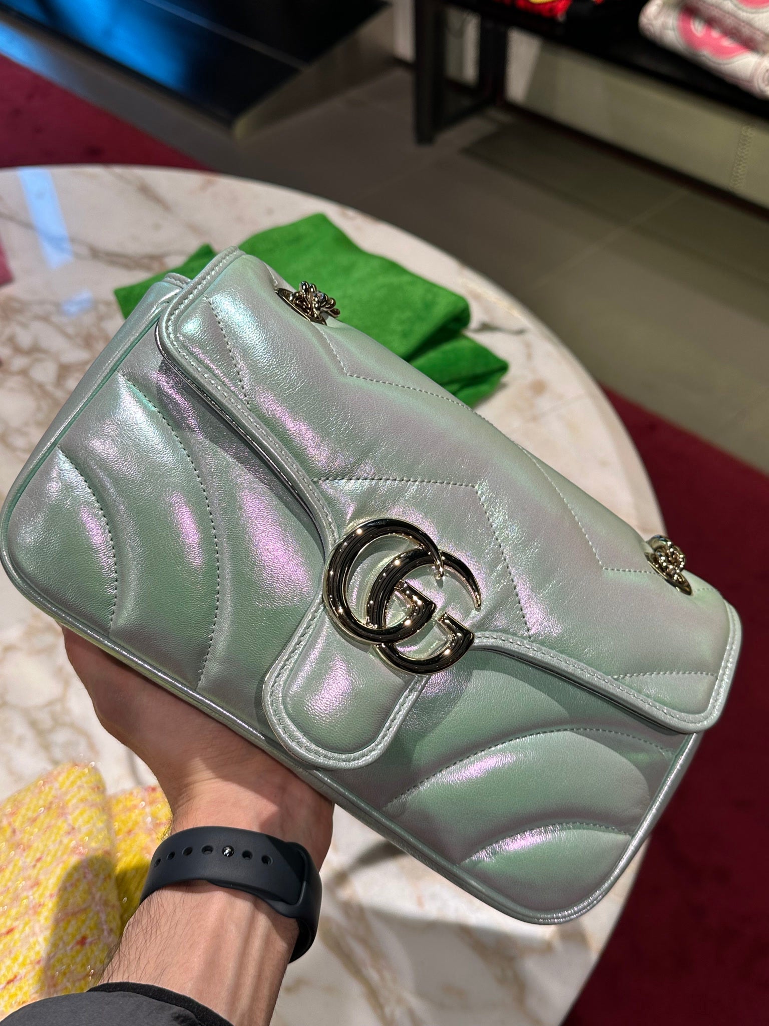 Gucci Handbag GG Marmont GreenGucci
