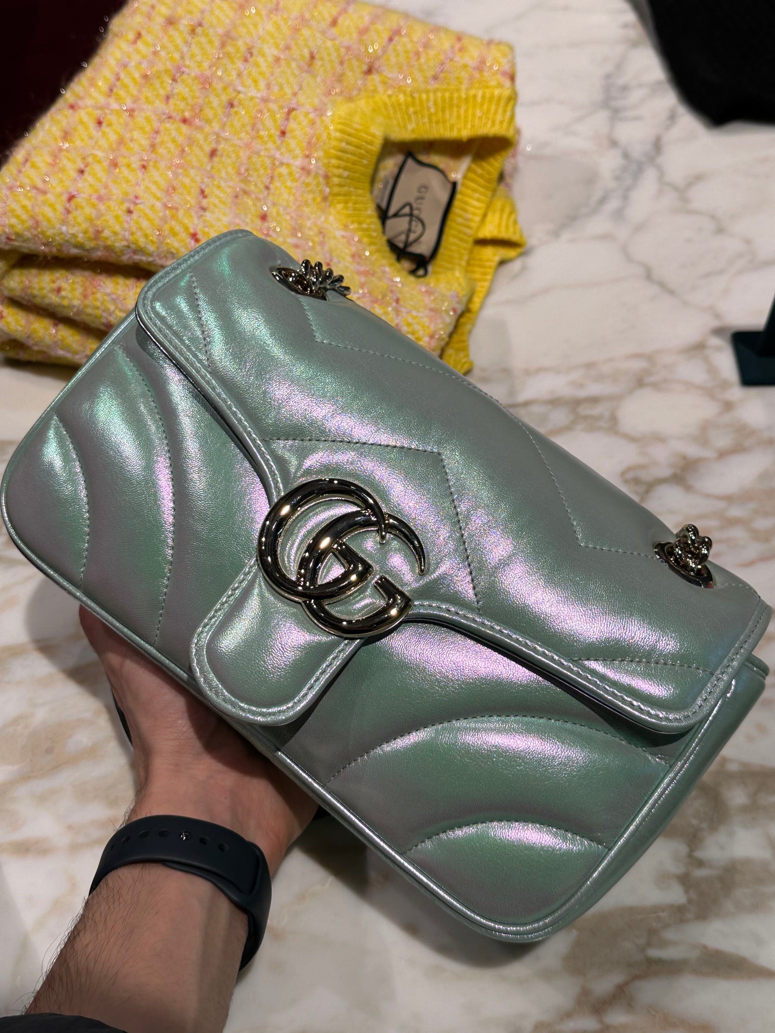 Gucci Handbag GG Marmont GreenGucci