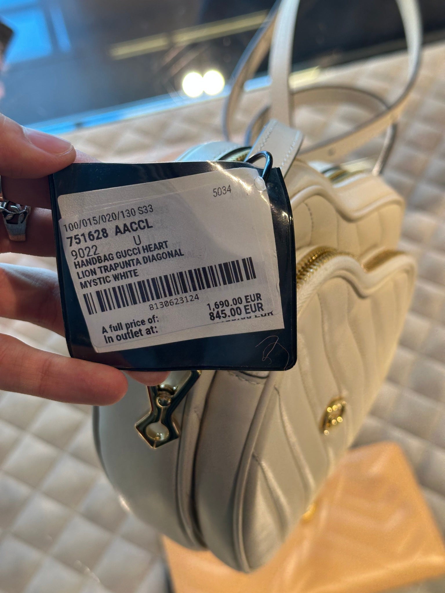 Gucci Handbag Heart Lion Trapunta DiagonalGucci
