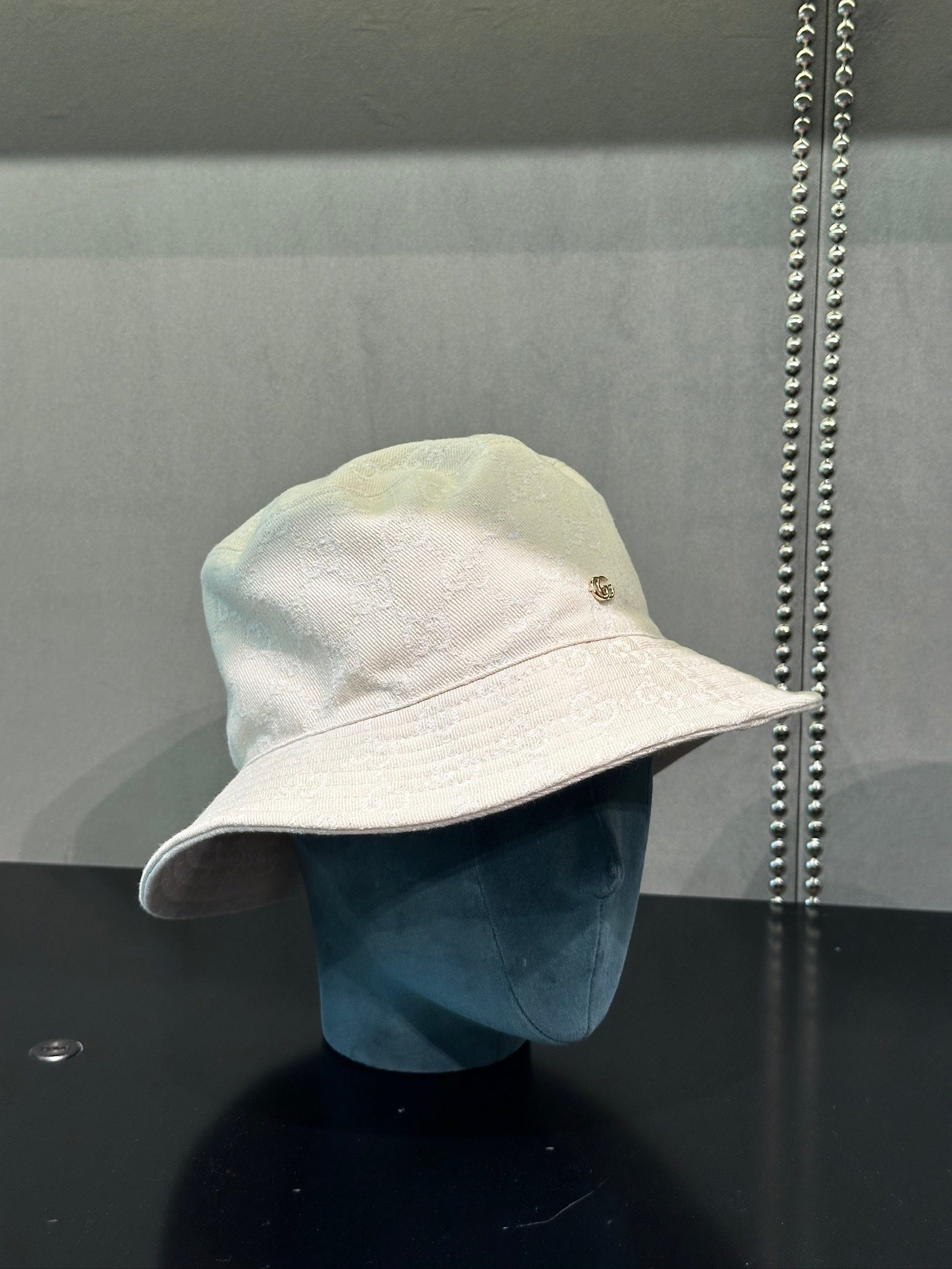 Gucci Hat W Iberide Bob Summer Denim GG Souffle RoseGucci
