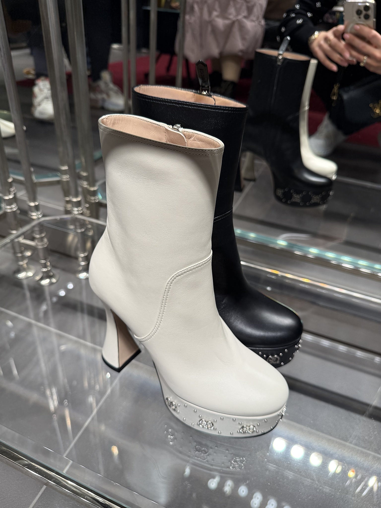 Gucci JANAYA Boots WhiteGucci