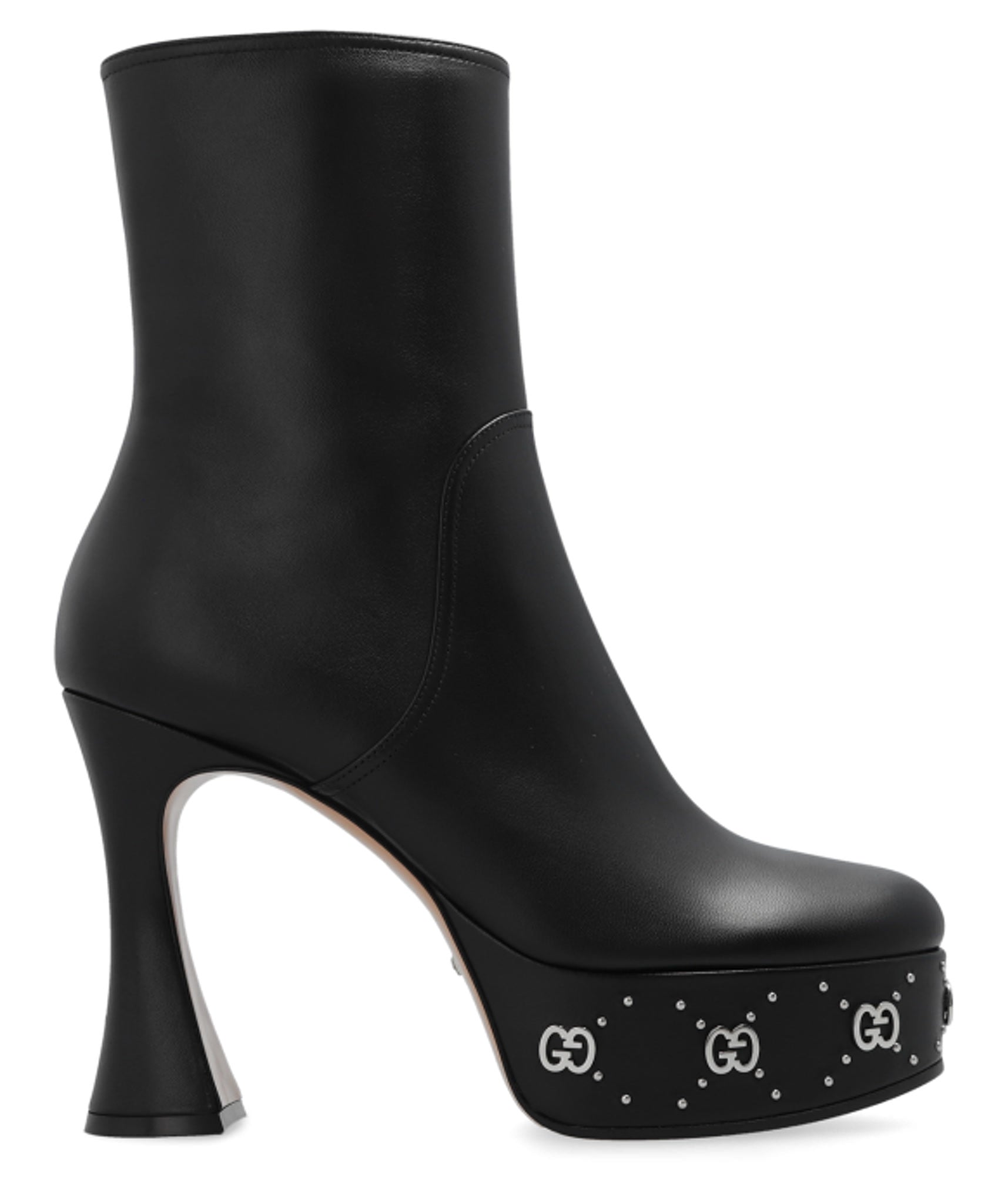 Gucci Janaya Leather Ankle BootsGucci
