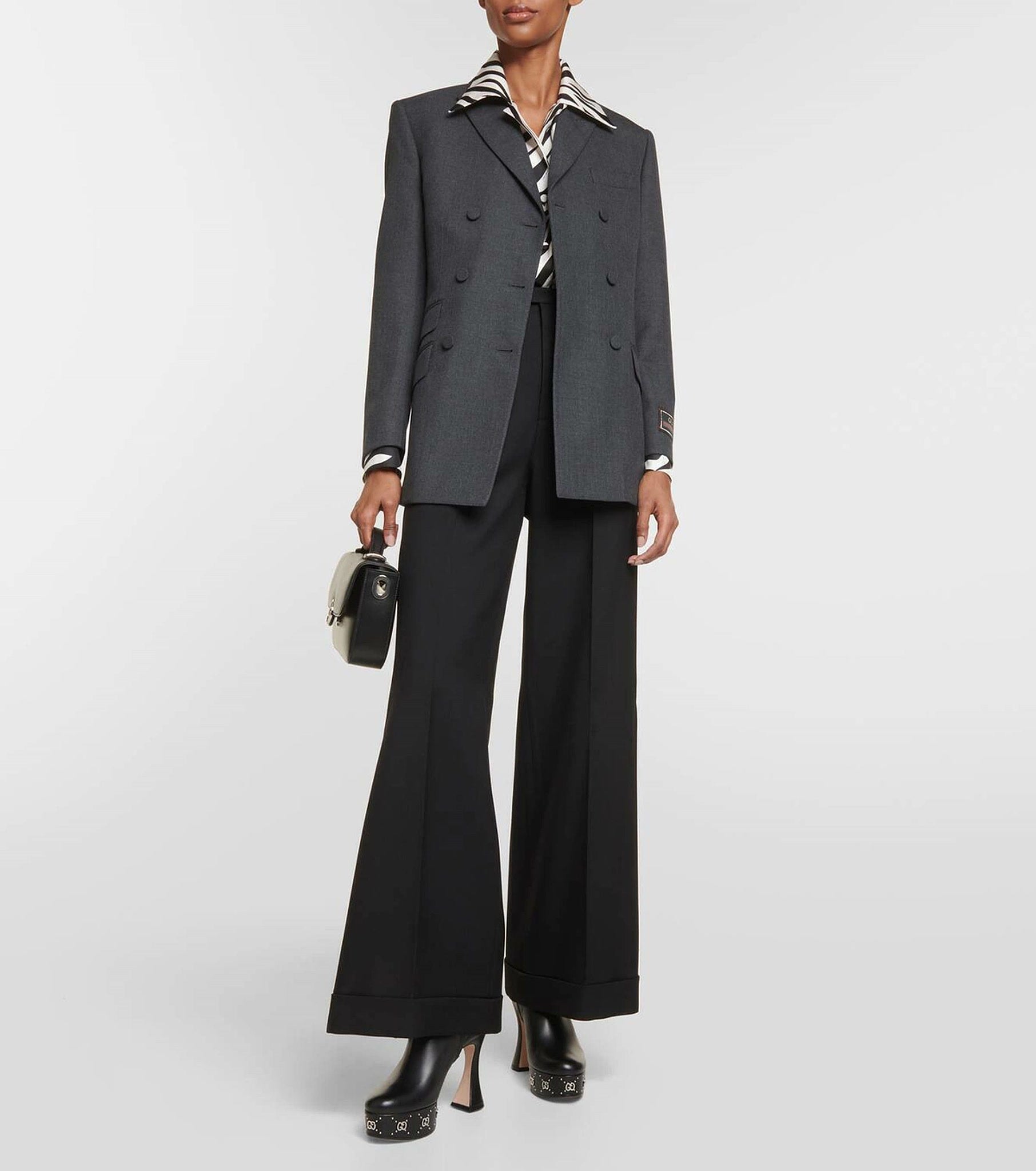 Gucci Janaya Leather Ankle BootsGucci