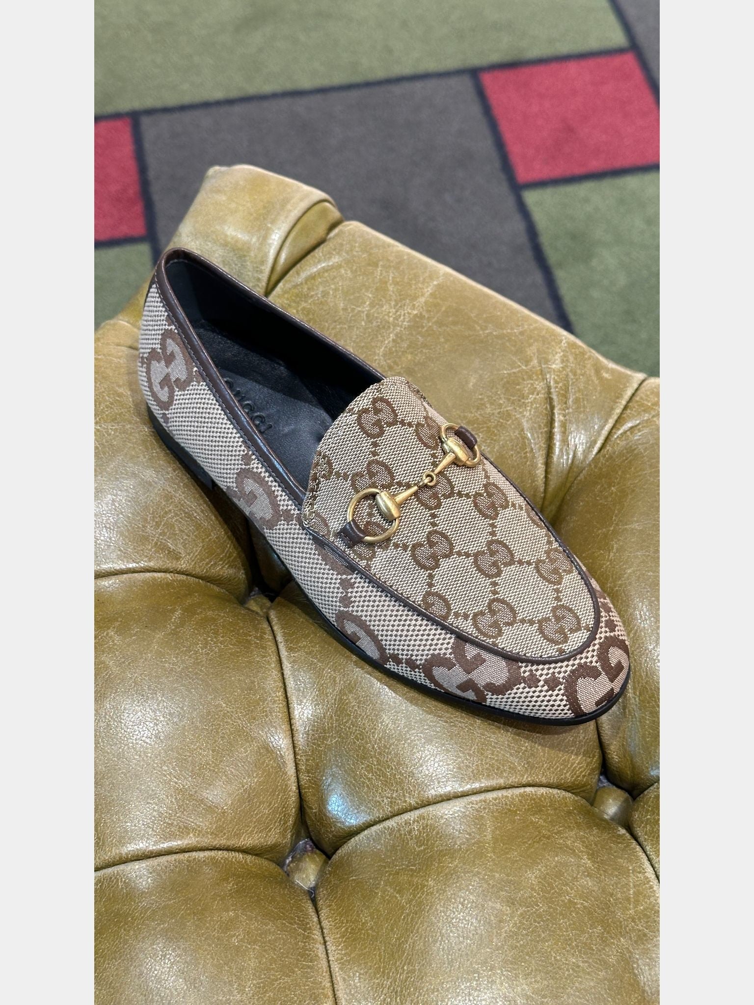 Gucci New Jordaan Loafers brwonGucci