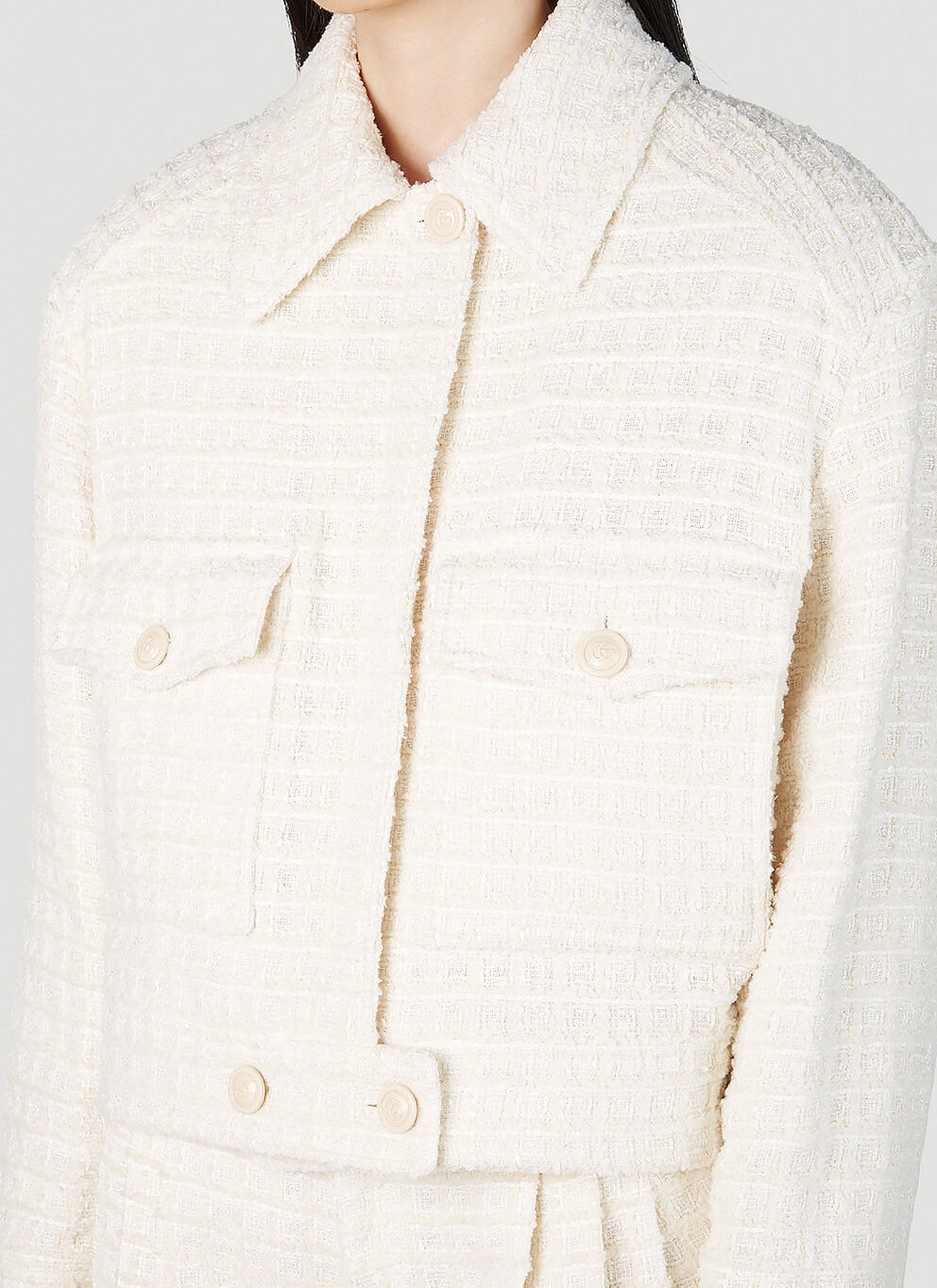 Gucci Tweed Bomber JacketGucci