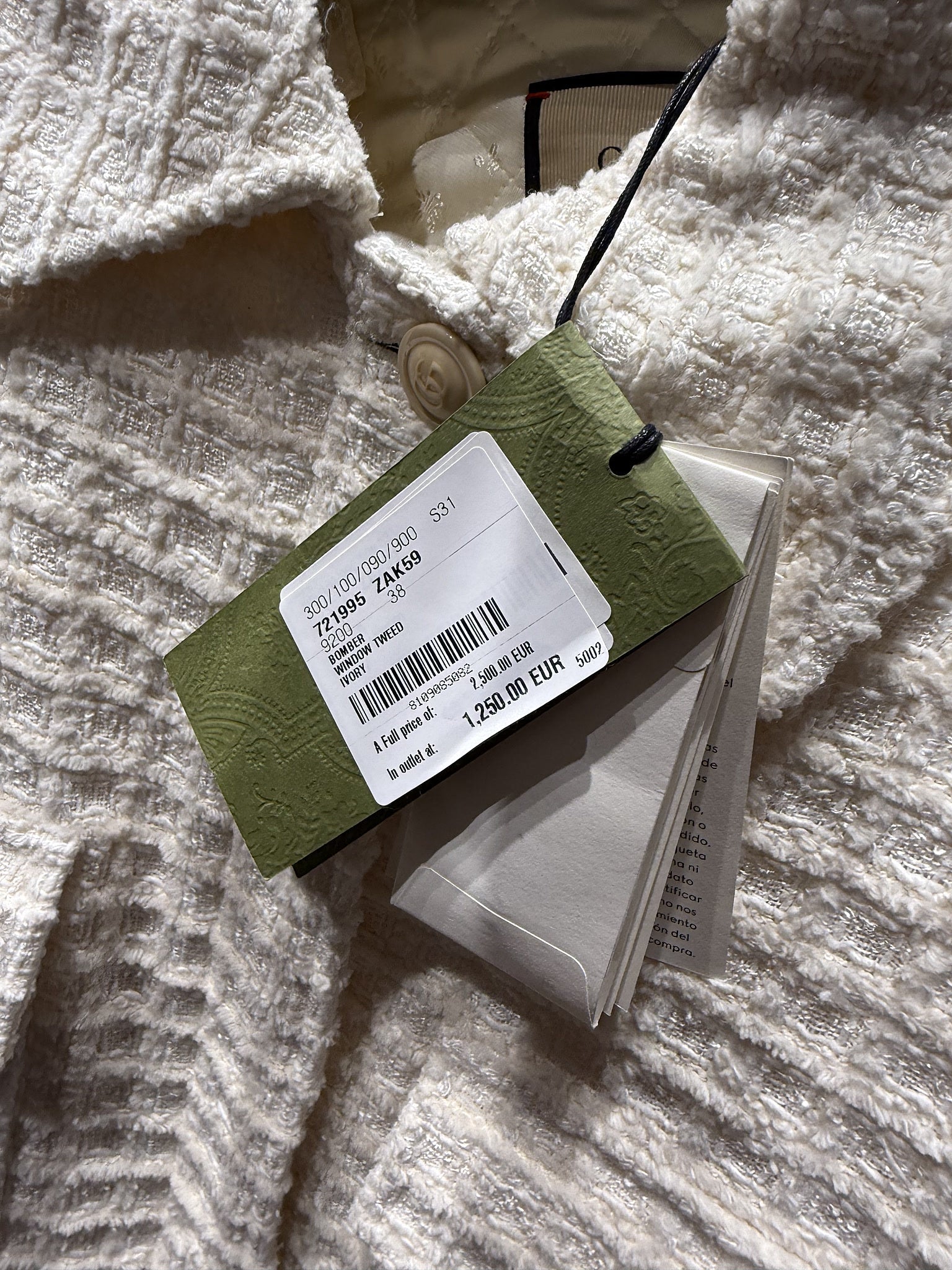 Gucci Tweed Bomber JacketGucci