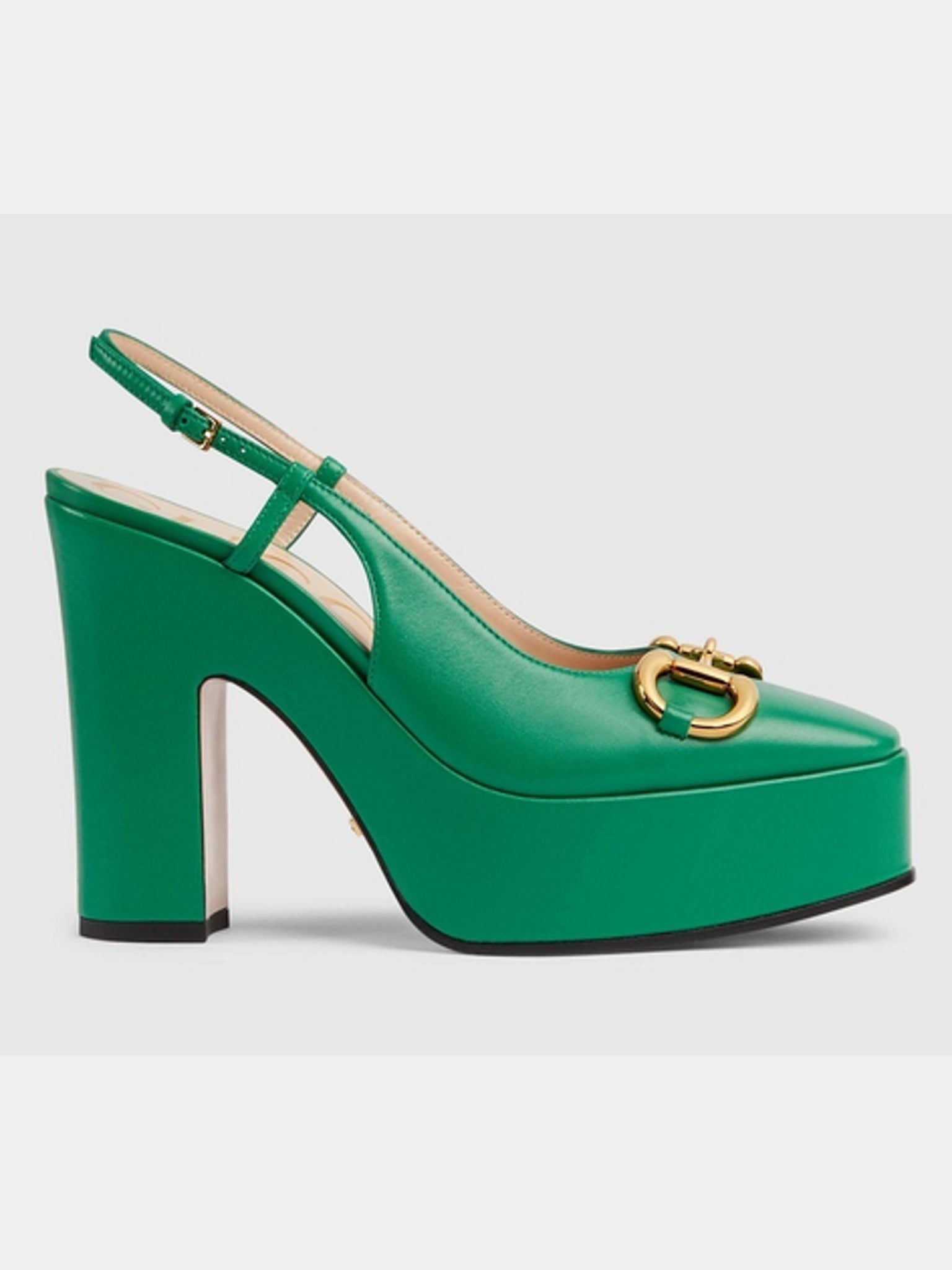 Gucci Zielone Damskie Szpilki na platformieGucci