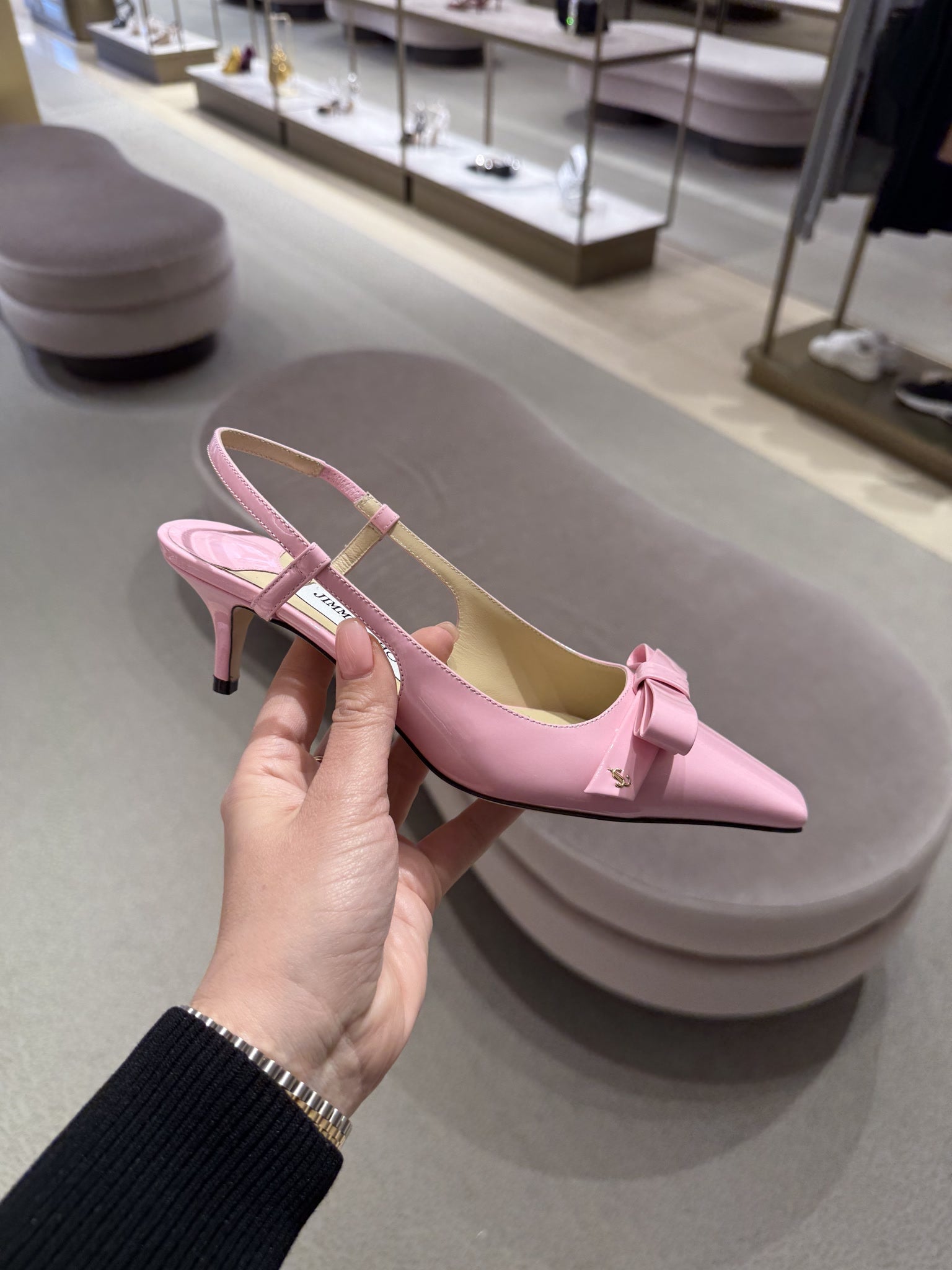 Jimmy Choo Aveline 85 PatentJimmy Choo