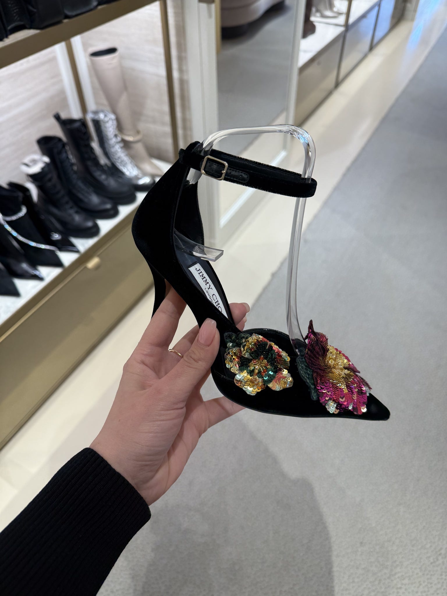 Jimmy Choo Azara 100mm Floral - embellished PumpsJimmy Choo