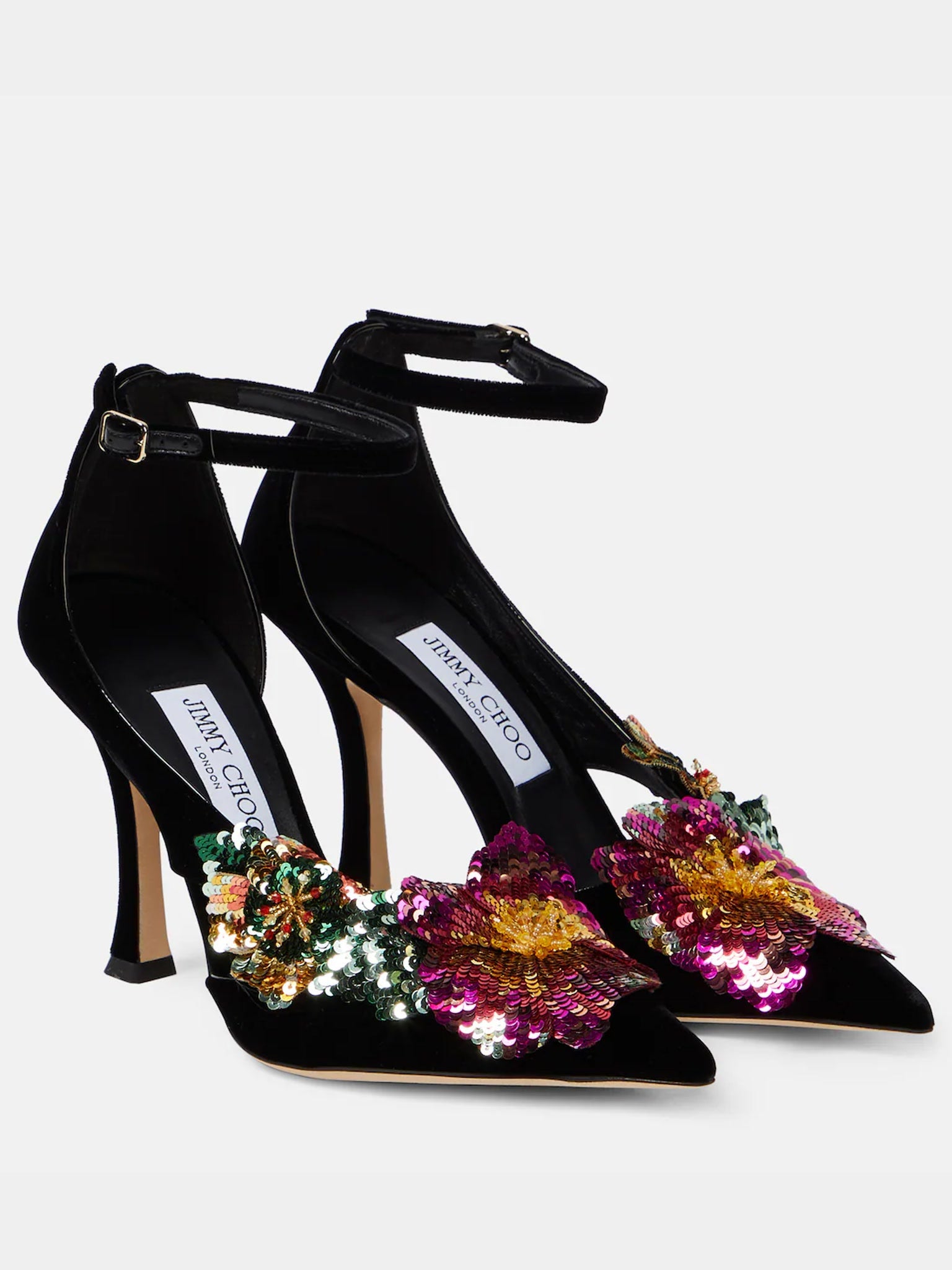 Jimmy Choo Azara 100mm Floral - embellished PumpsJimmy Choo