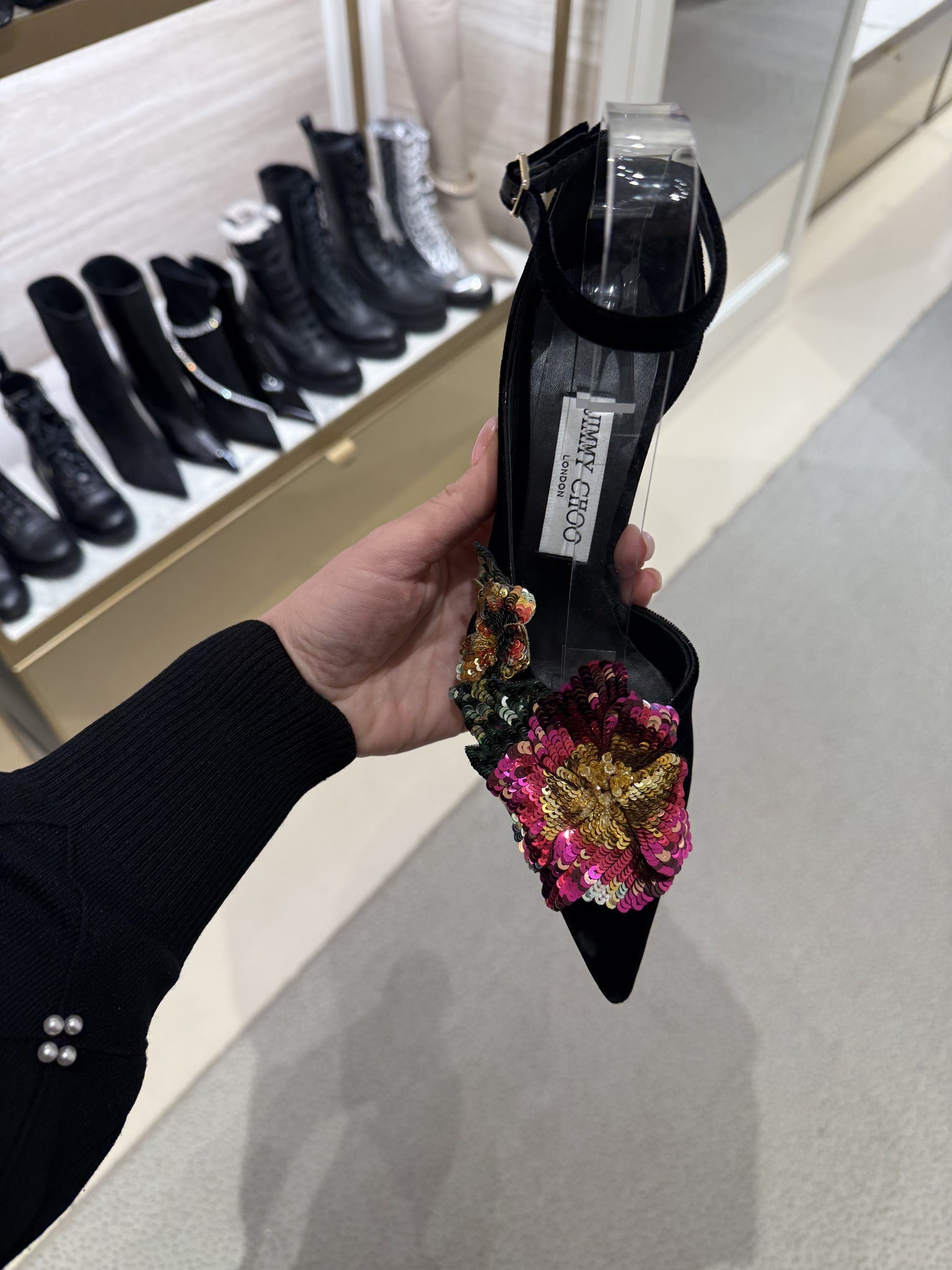 Jimmy Choo Azara 100mm Floral - embellished PumpsJimmy Choo