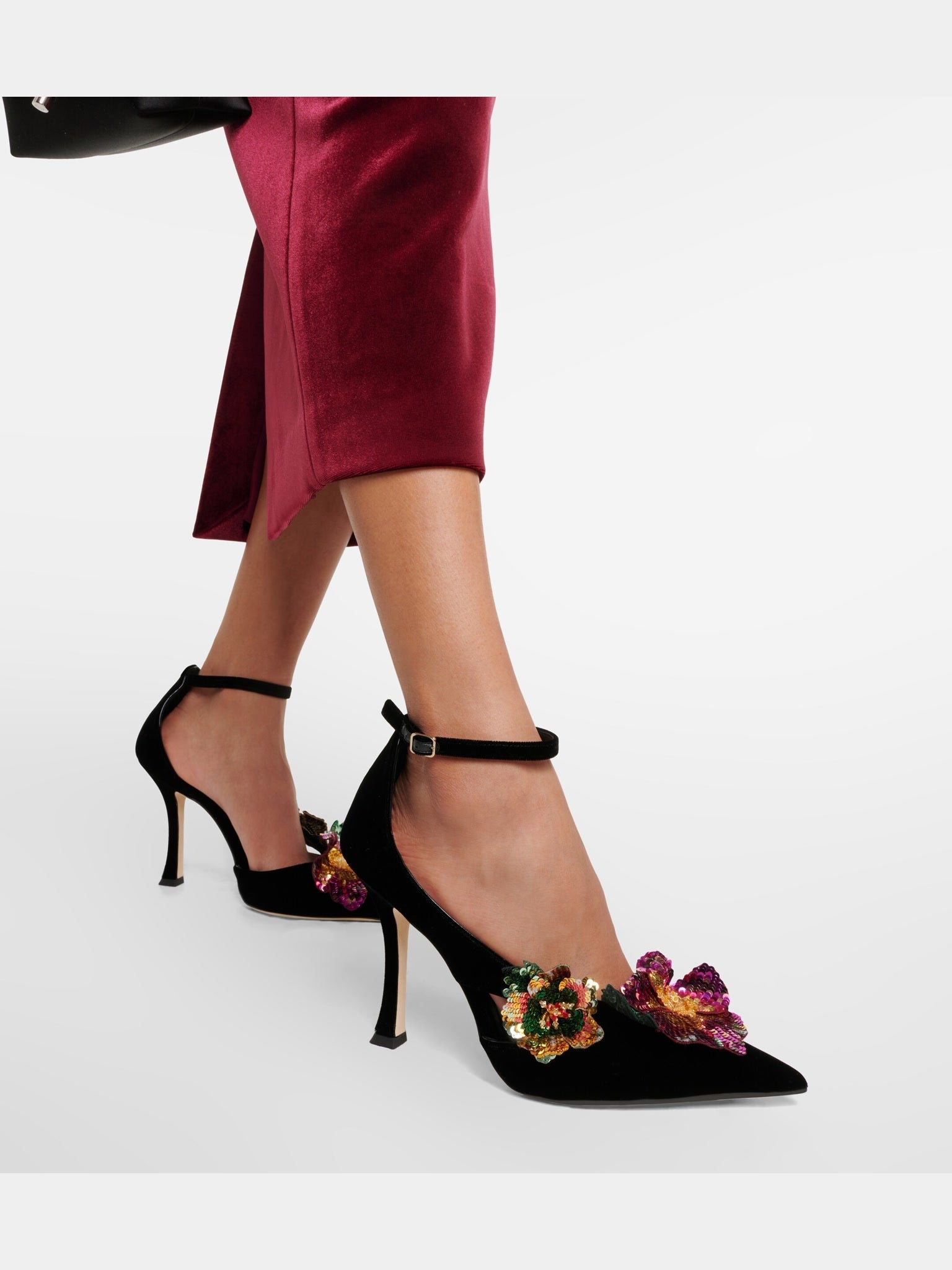 Jimmy Choo Azara 100mm Floral - embellished PumpsJimmy Choo
