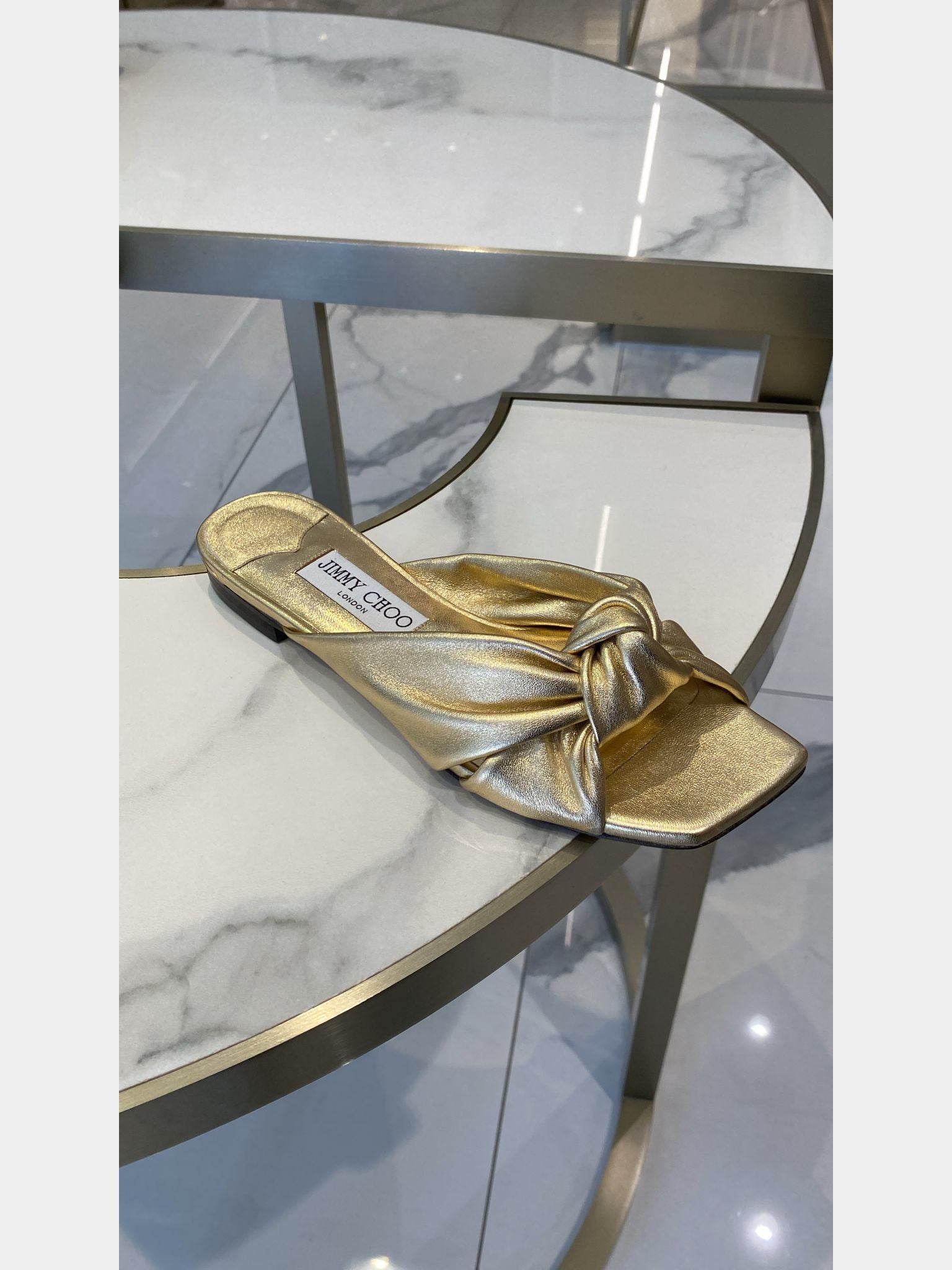 Jimmy Choo Damskie sandały Nappa Leather BiscuitJimmy Choo