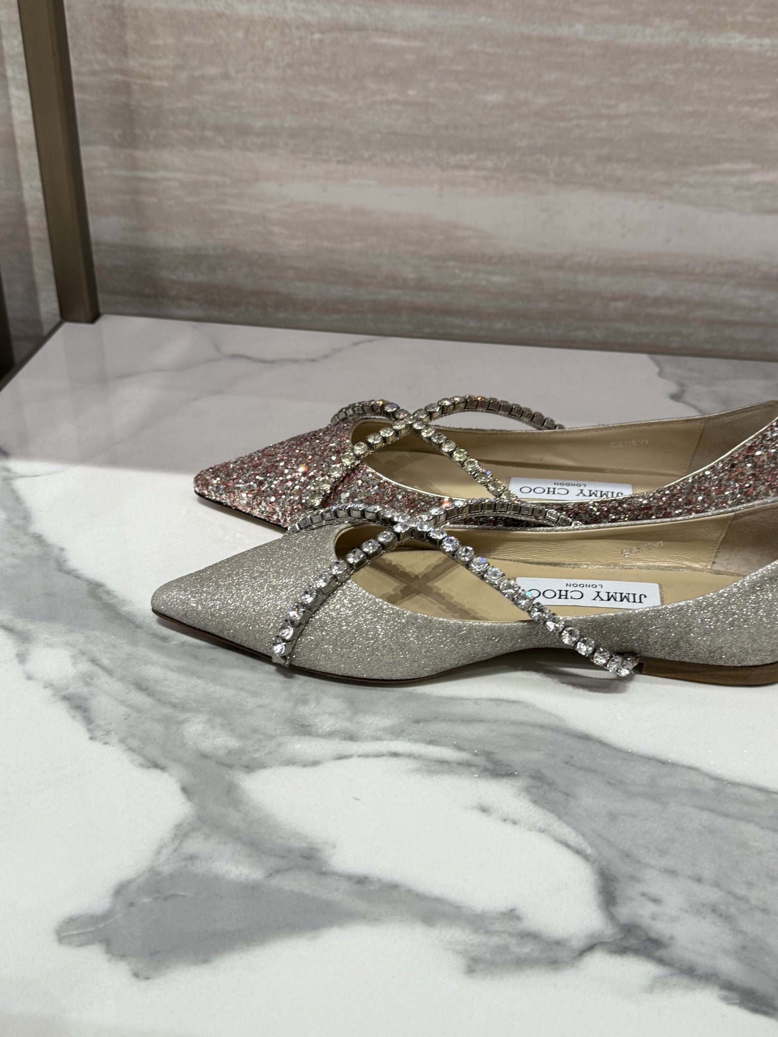 Jimmy Choo Genevi Dusty GlitterJimmy Choo