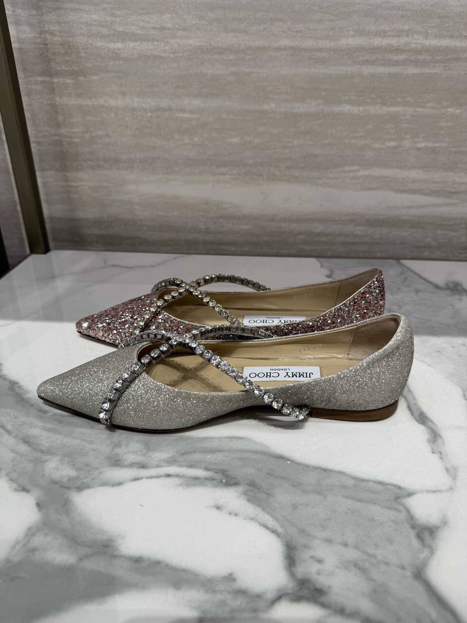 Jimmy Choo Genevi Dusty GlitterJimmy Choo