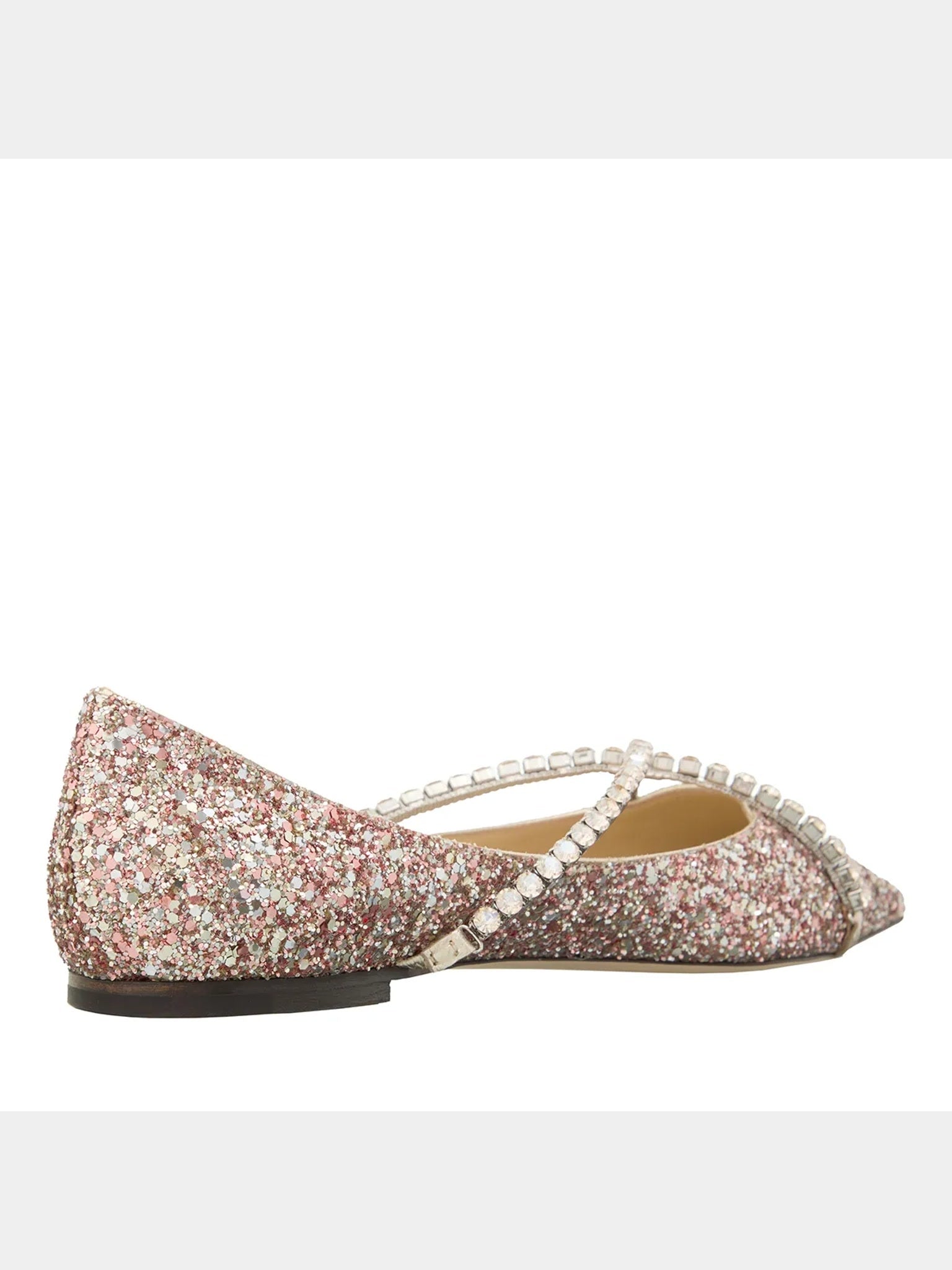 Jimmy Choo Genevy Rose Coarse GlitterJimmy Choo