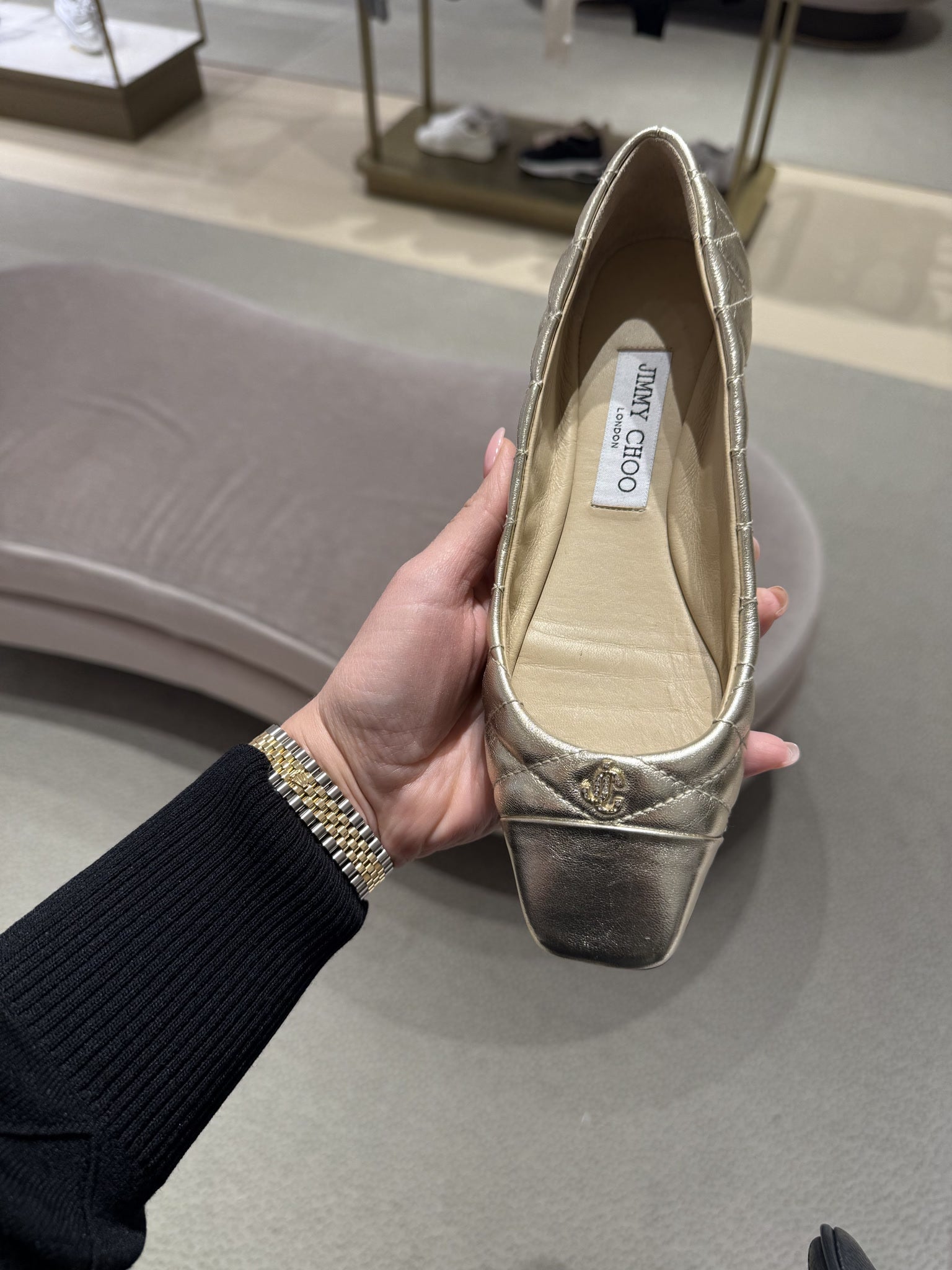 Jimmy Choo Lei Flat QuiltedJimmy Choo